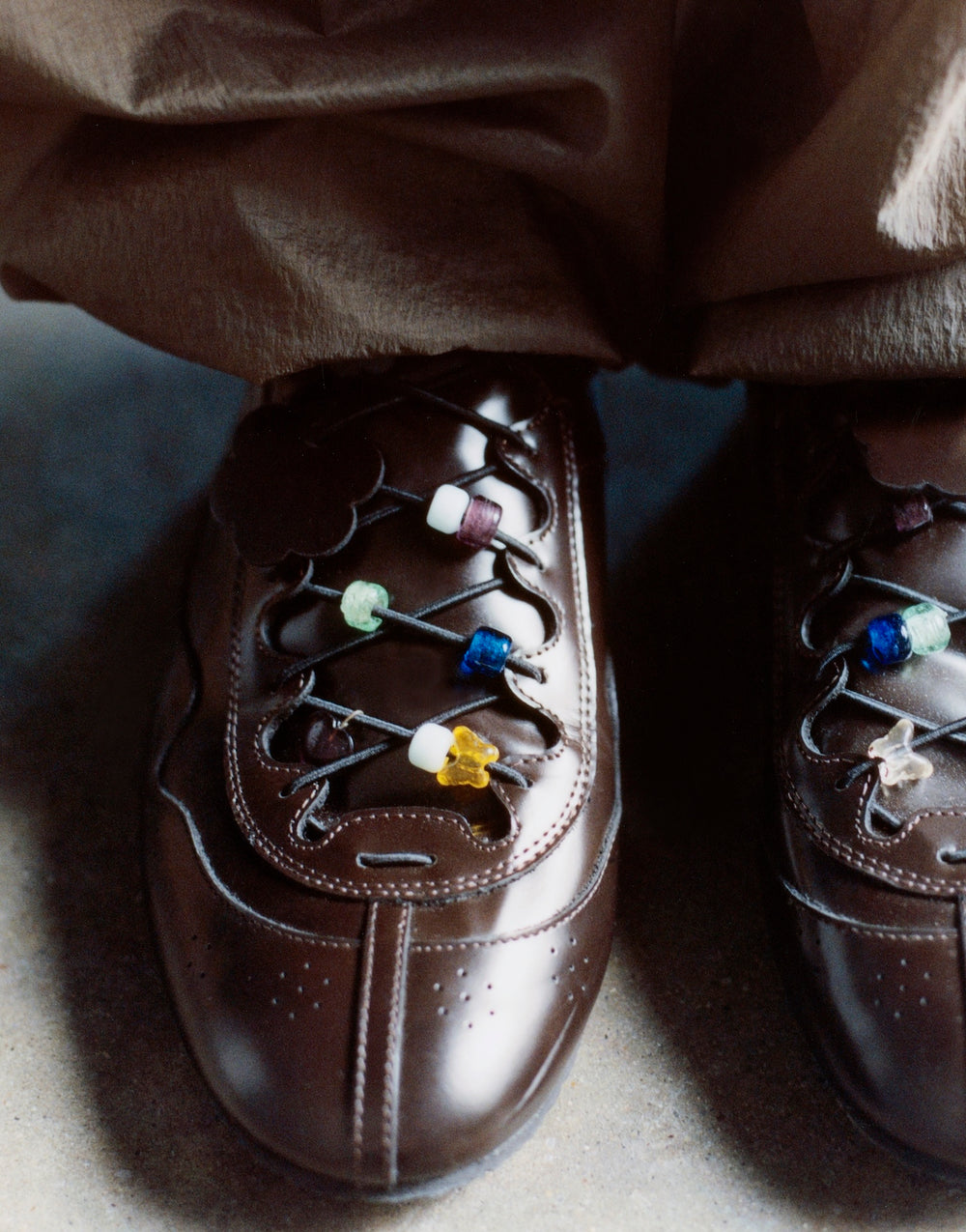 BLAISE | SNEAKER LEATHER BROWN