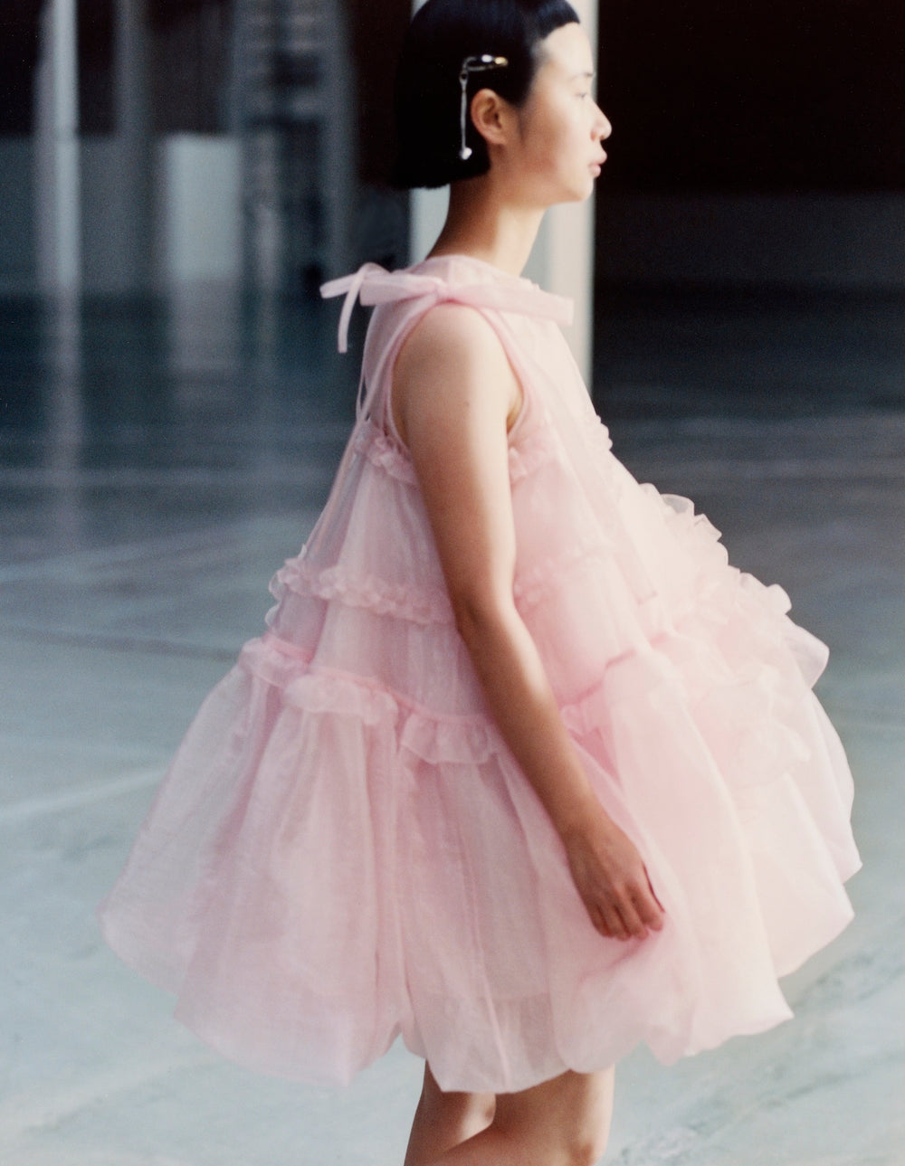 CRISTINA | DRESS LIQUID MYRTIA BLUSH PINK