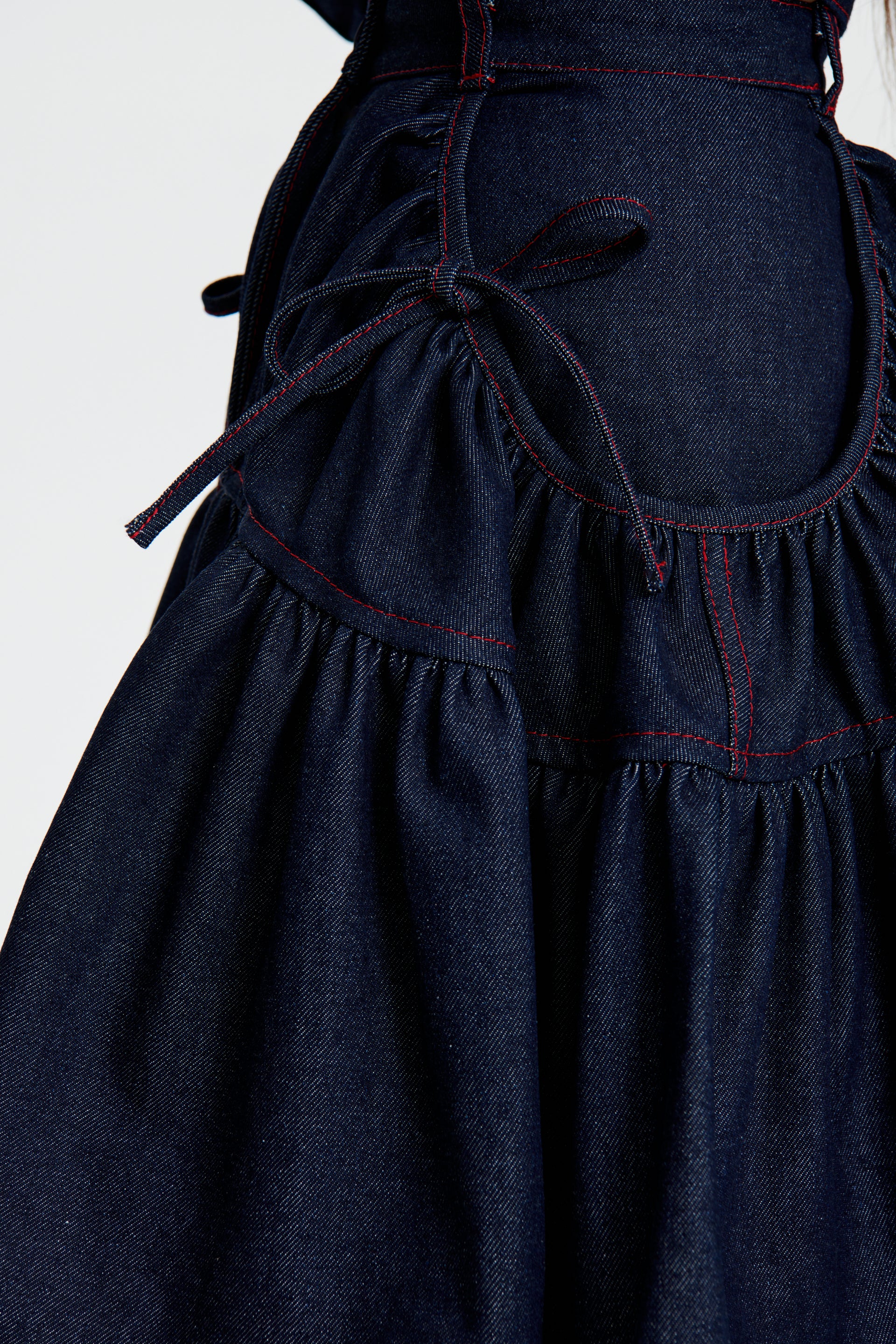 Gloria Skirt Indigo