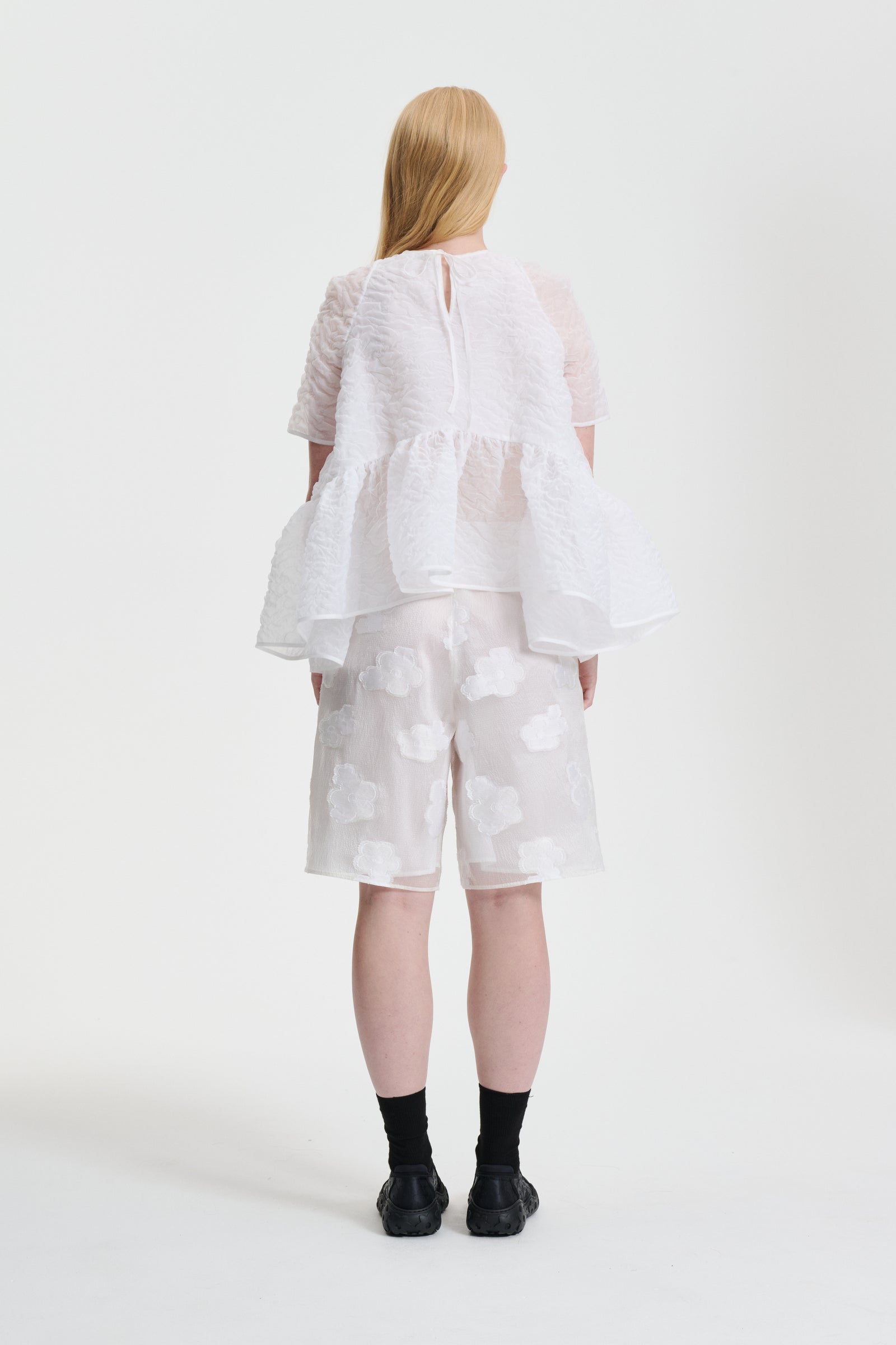 SUSI | TOP NIMBUS MATELASSE WHITE