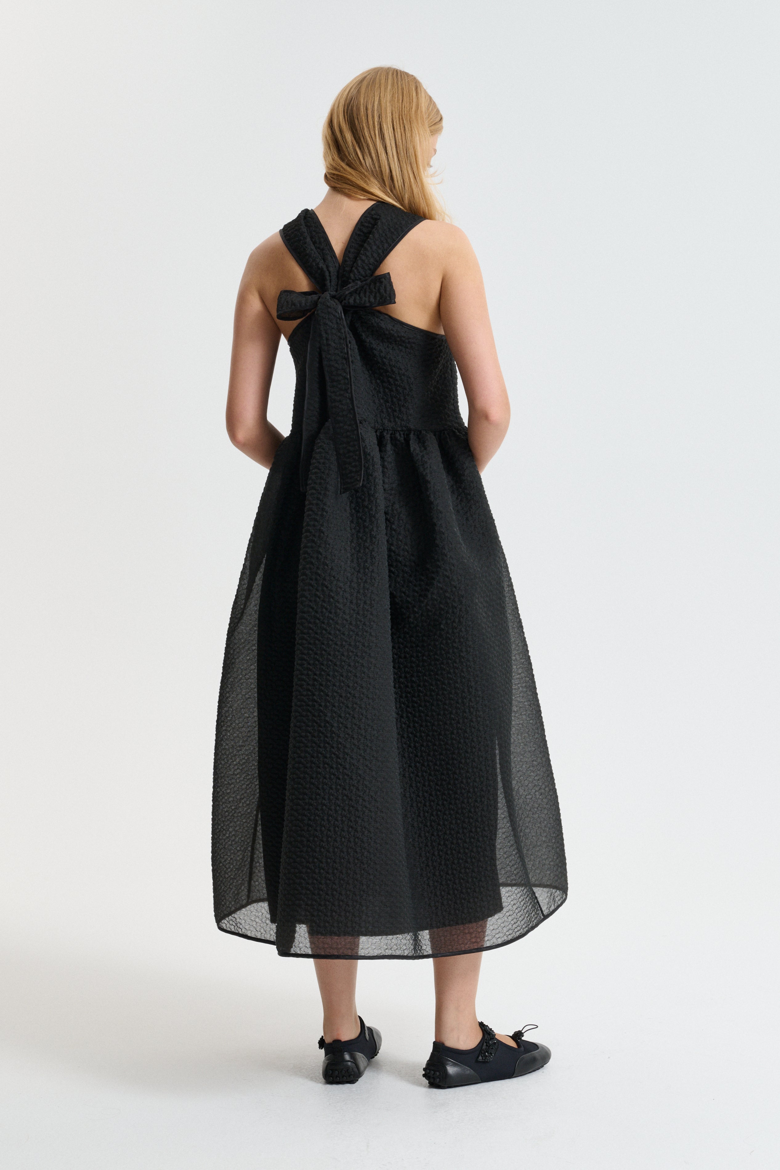 CBDORA | DRESS PLUMERIA PETIT BLACK