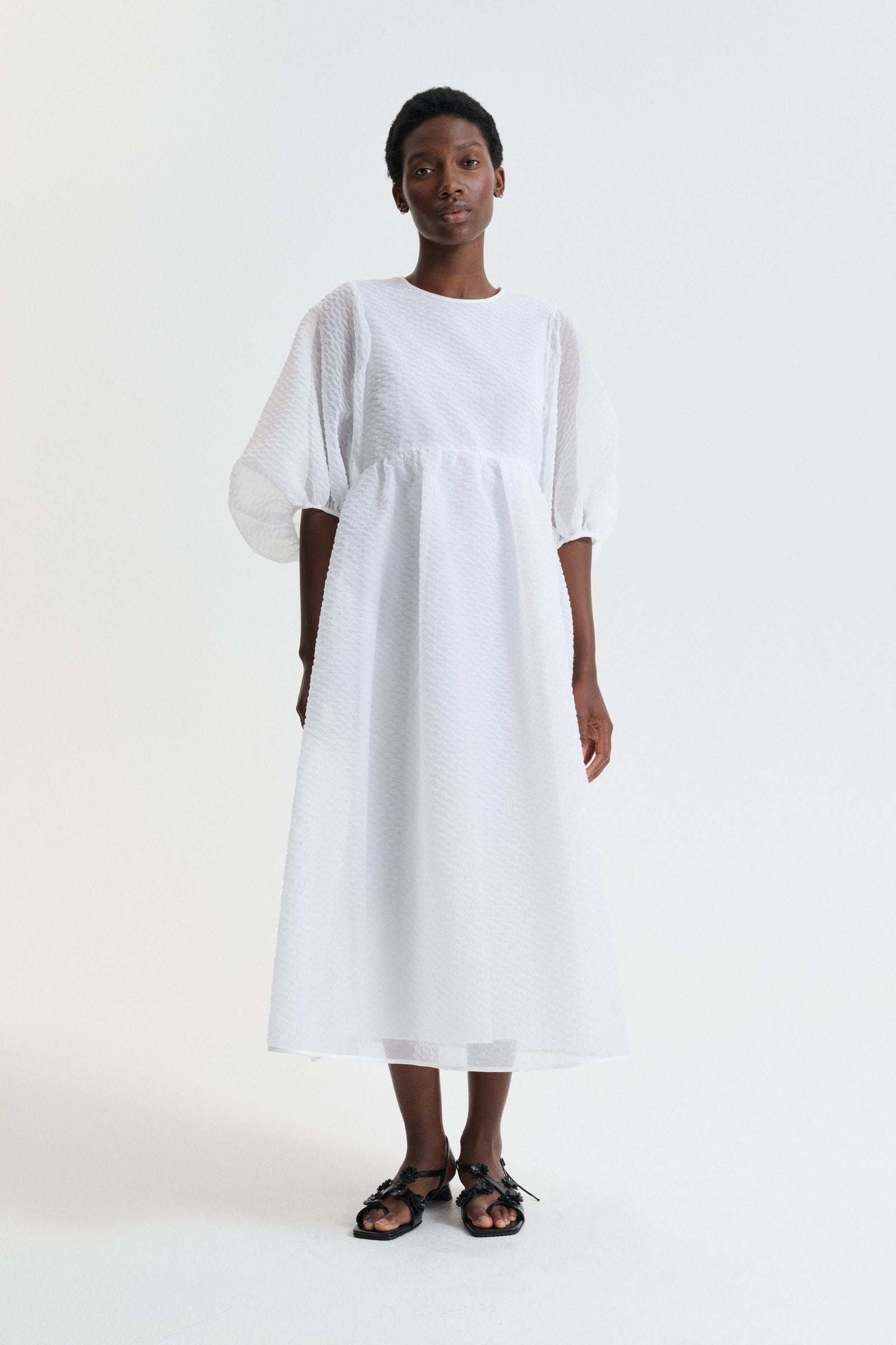 CBDARMEN | DRESS PLUMERIA PETIT WHITE