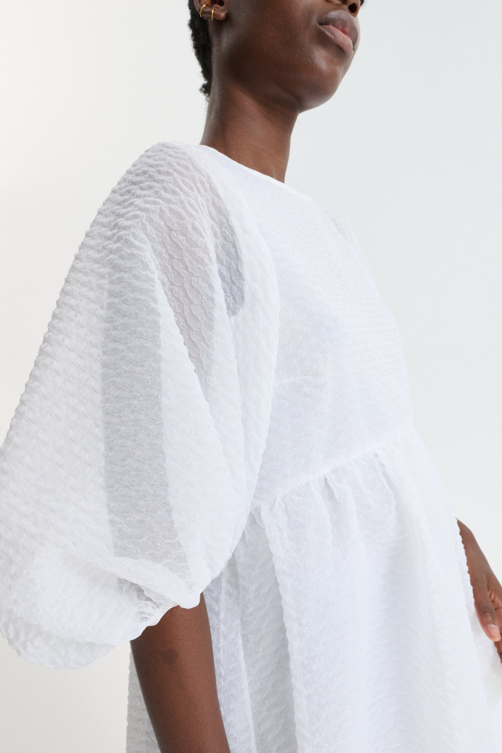 CBDARMEN | DRESS PLUMERIA PETIT WHITE