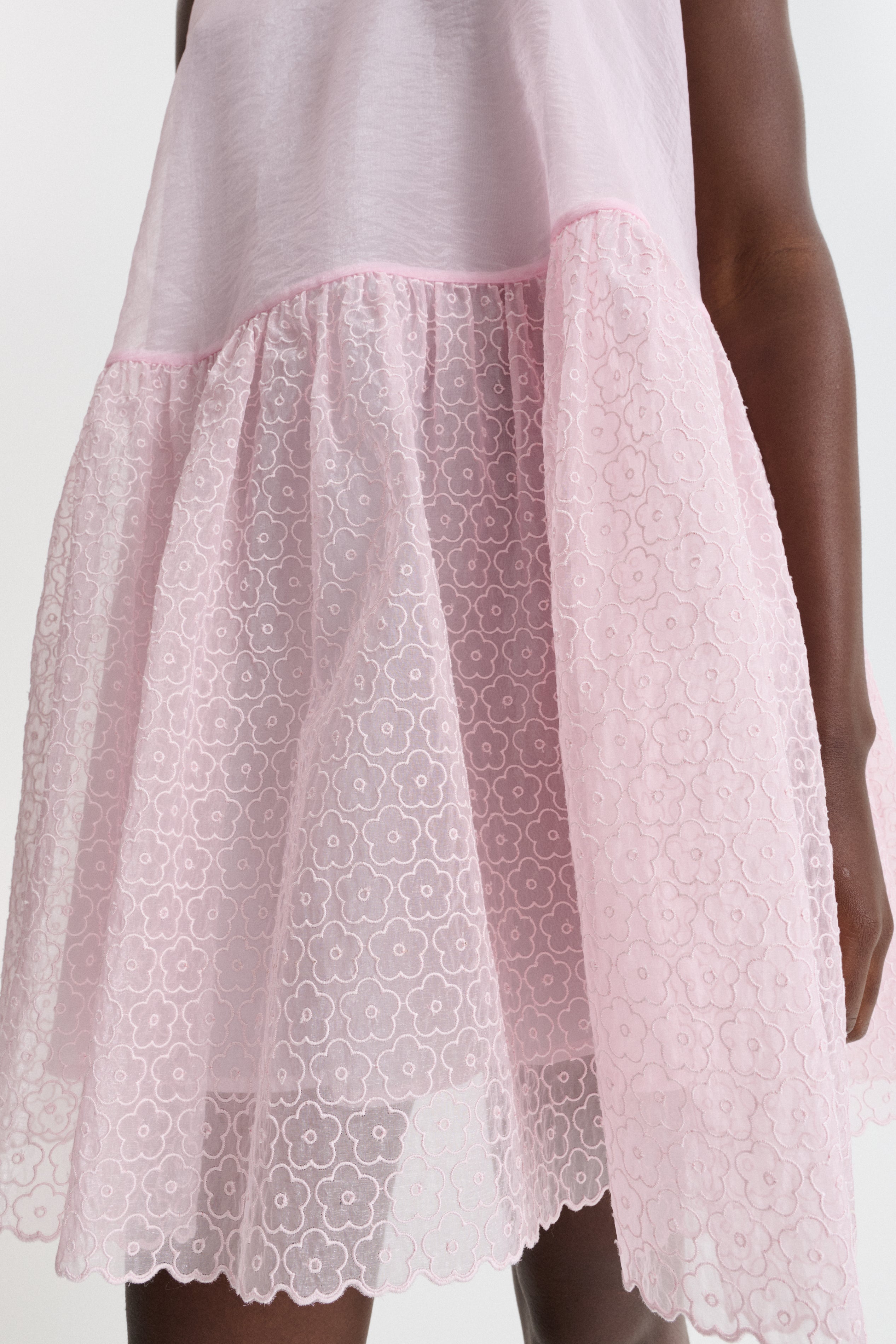CBDAHULU | DRESS WINDFLOWER EMB BLUSH PINK