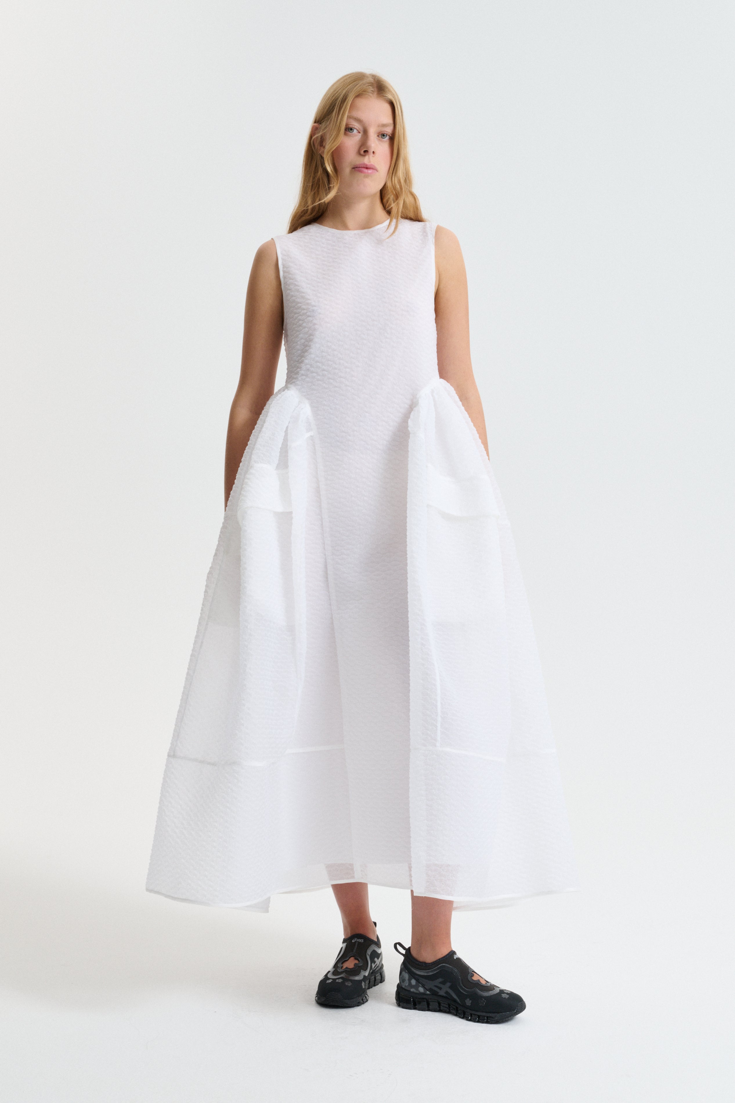 CBDUANA | DRESS PLUMERIA PETIT WHITE