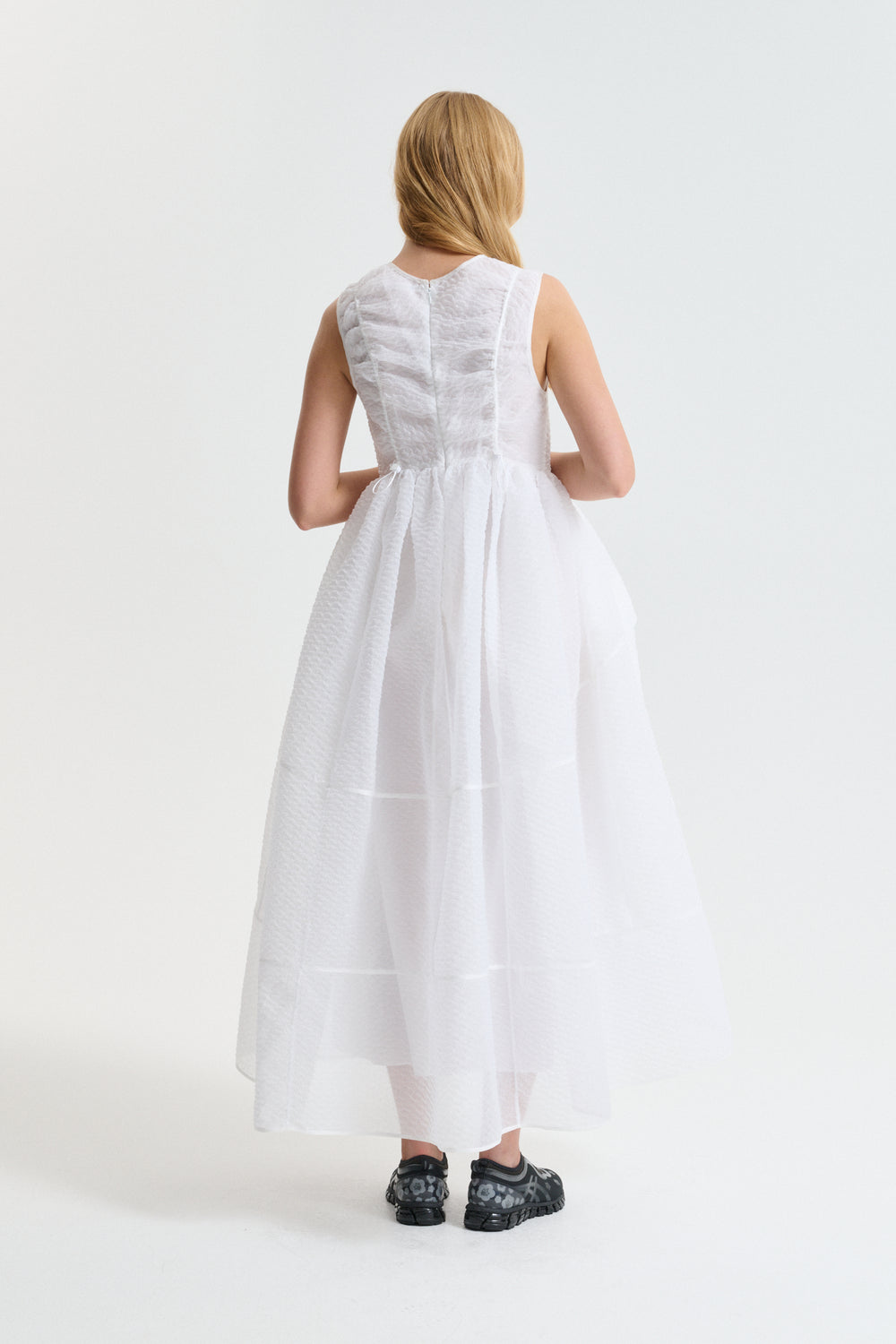 CBDUANA | DRESS PLUMERIA PETIT WHITE