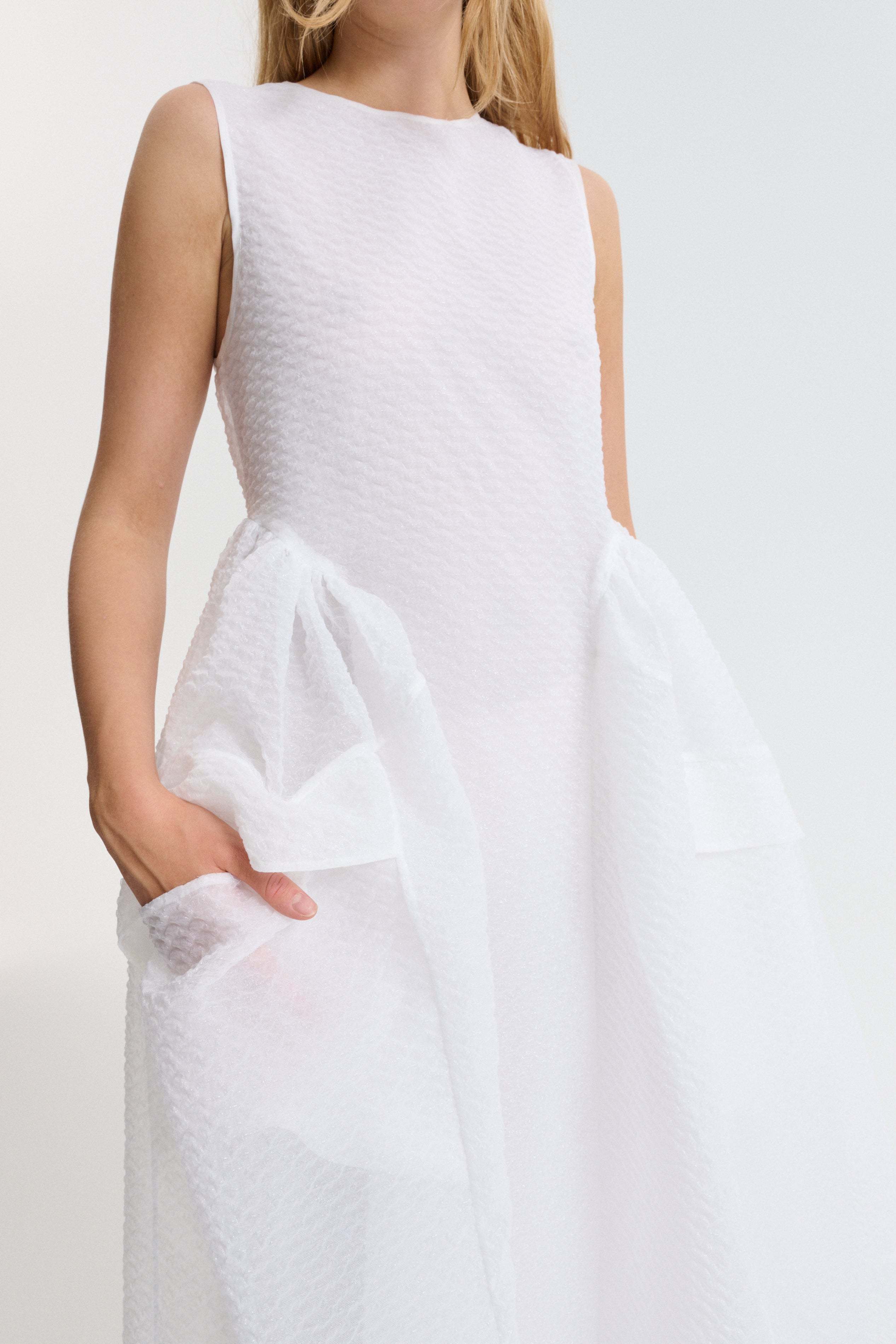 CBDUANA | DRESS PLUMERIA PETIT WHITE