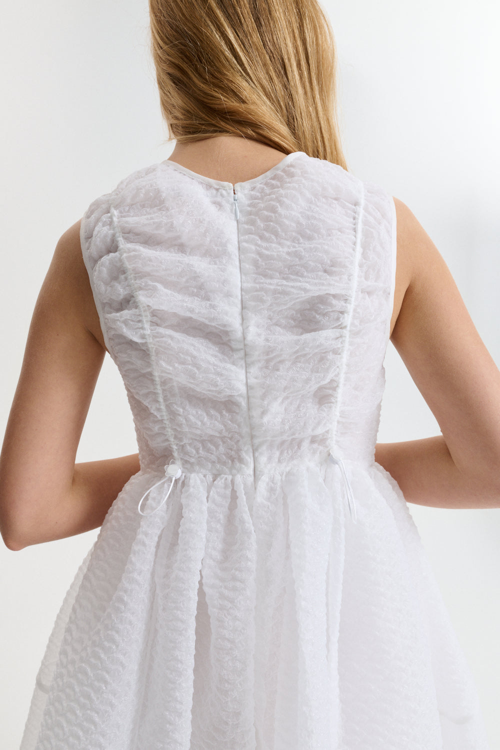 CBDUANA | DRESS PLUMERIA PETIT WHITE