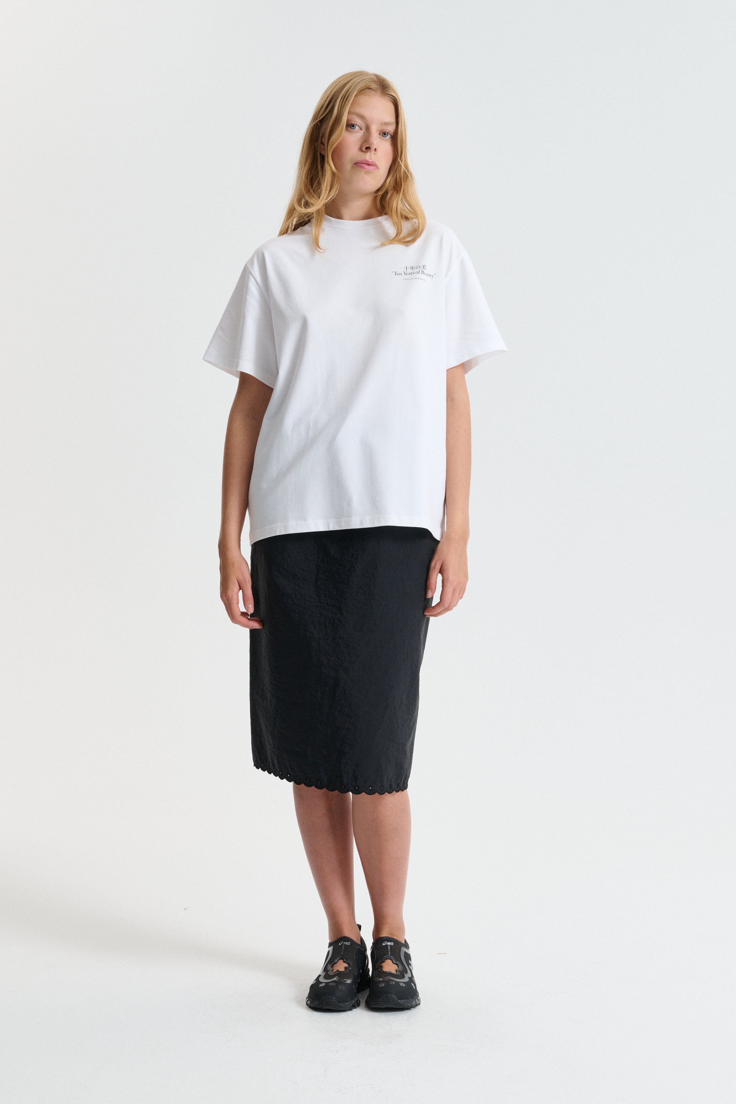 CBDOROTHY | T-SHIRT PRINTED JERSEY WHITE / BLACK