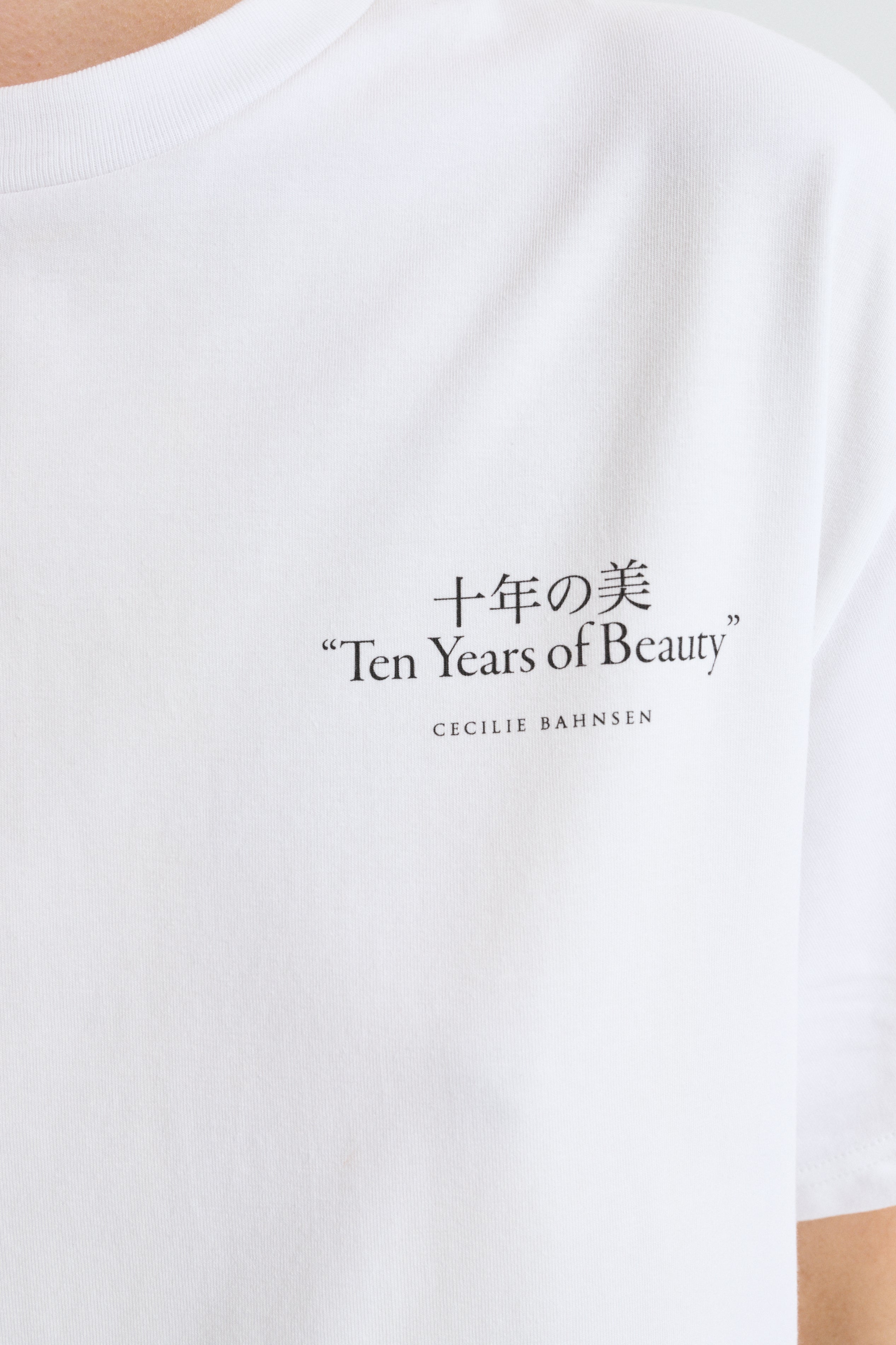 CBDOROTHY | T-SHIRT PRINTED JERSEY WHITE / BLACK