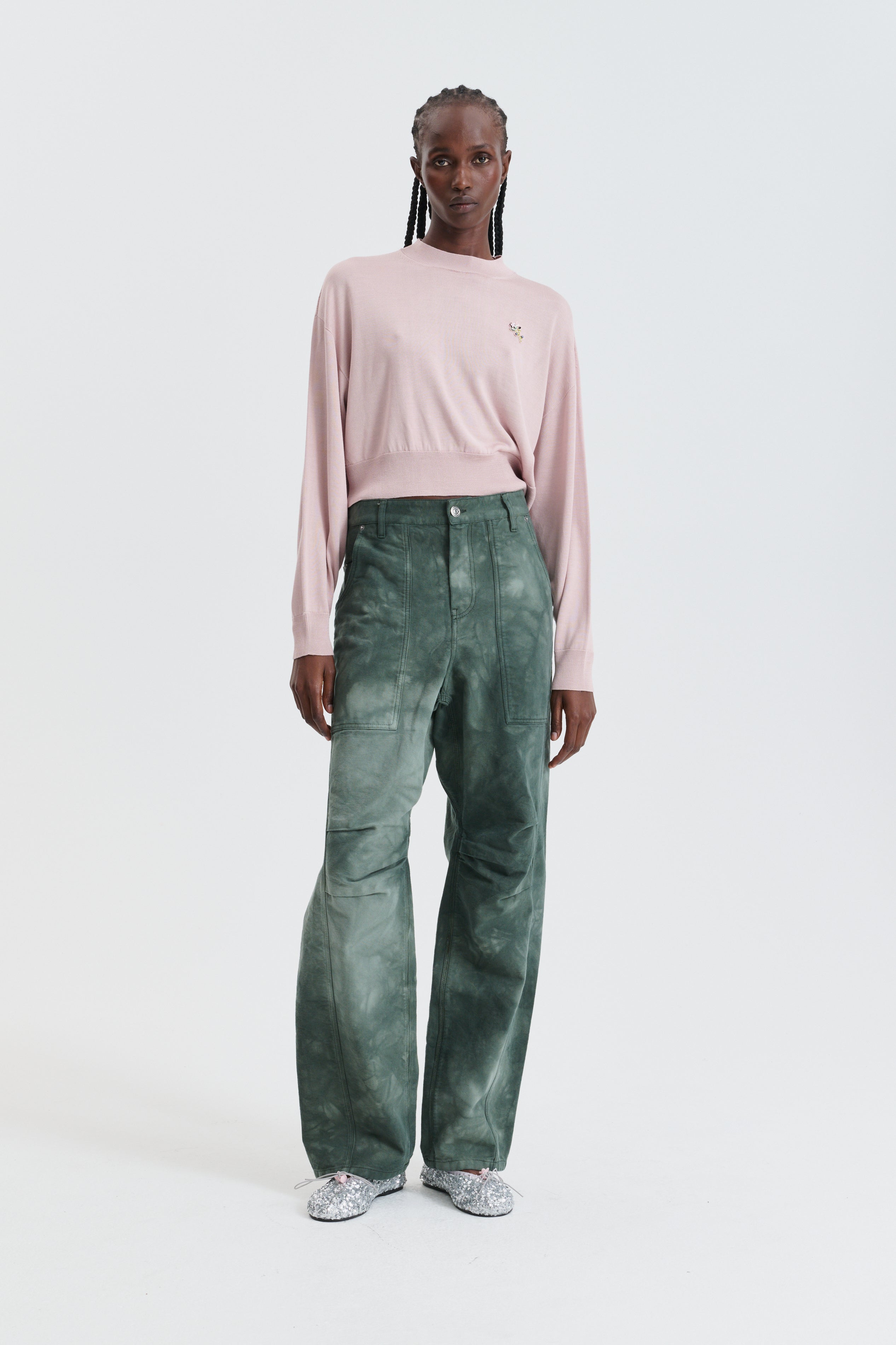 CBGUNVOR | TOP DAINTY SILK KNIT LIGHT PINK