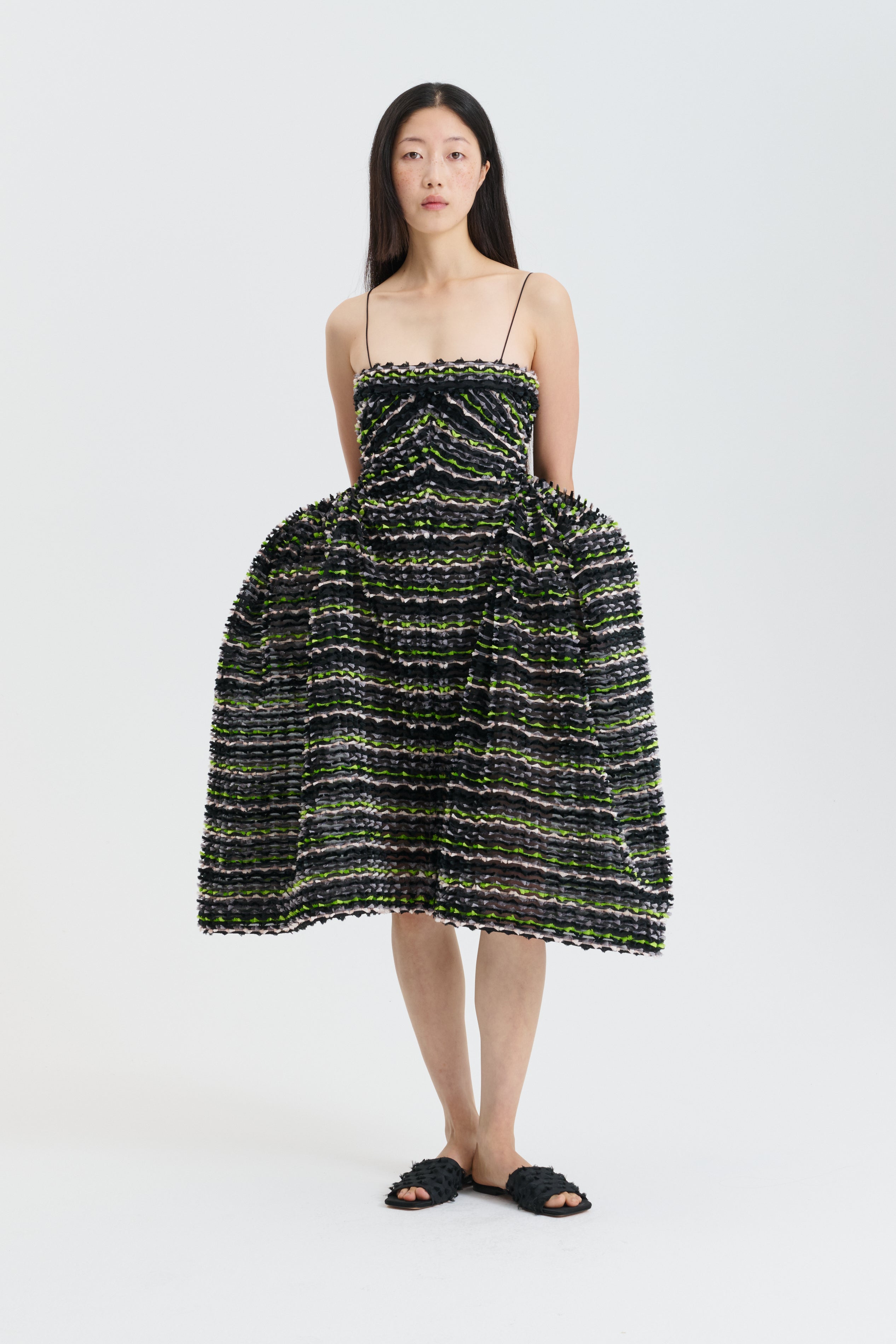 CBGIGI | DRESS STRIPED FIL-COUPÉ BLACK MULTI