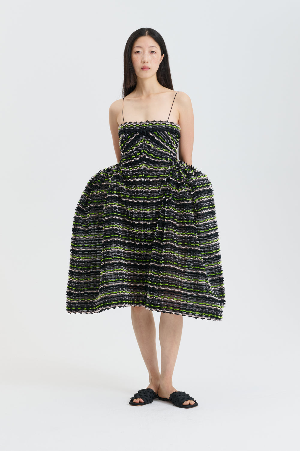 CBGIGI | DRESS STRIPED FIL-COUPÉ BLACK MULTI