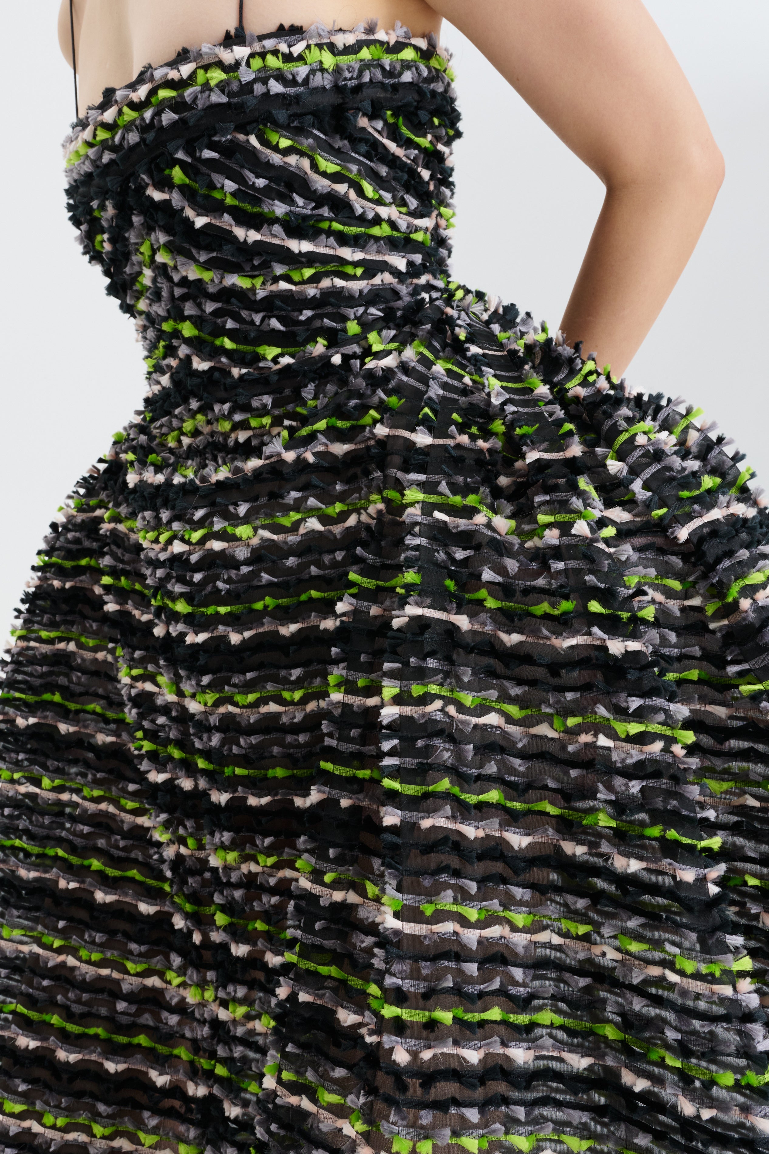 CBGIGI | DRESS STRIPED FIL-COUPÉ BLACK MULTI