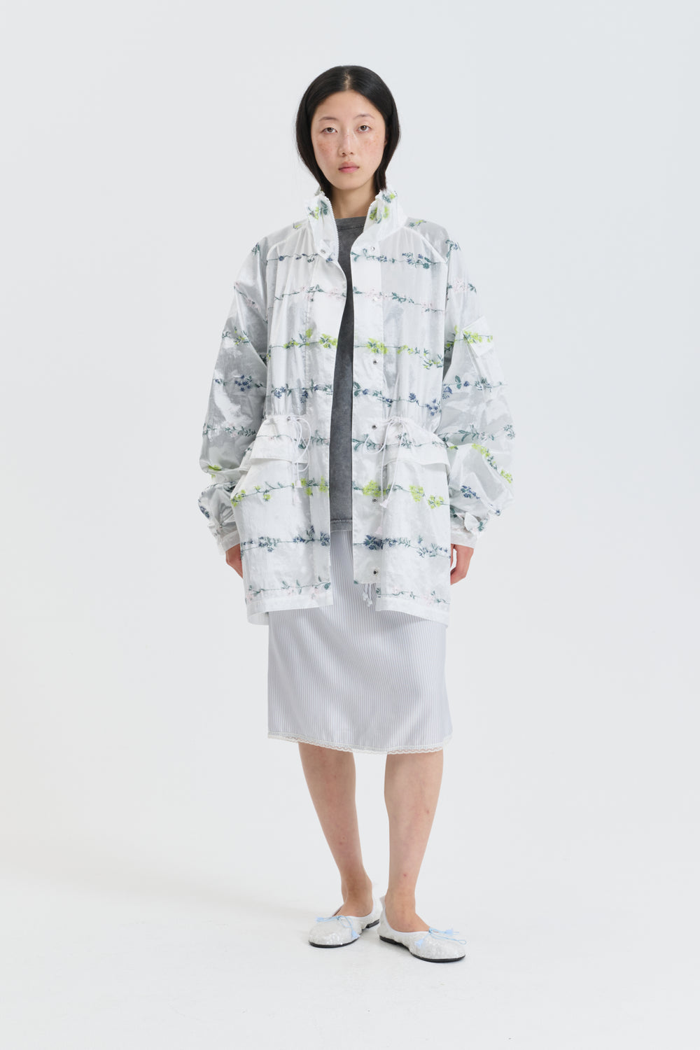 CBGILLIAN | JACKET DAINTY JACQUARD WHITE MULTI