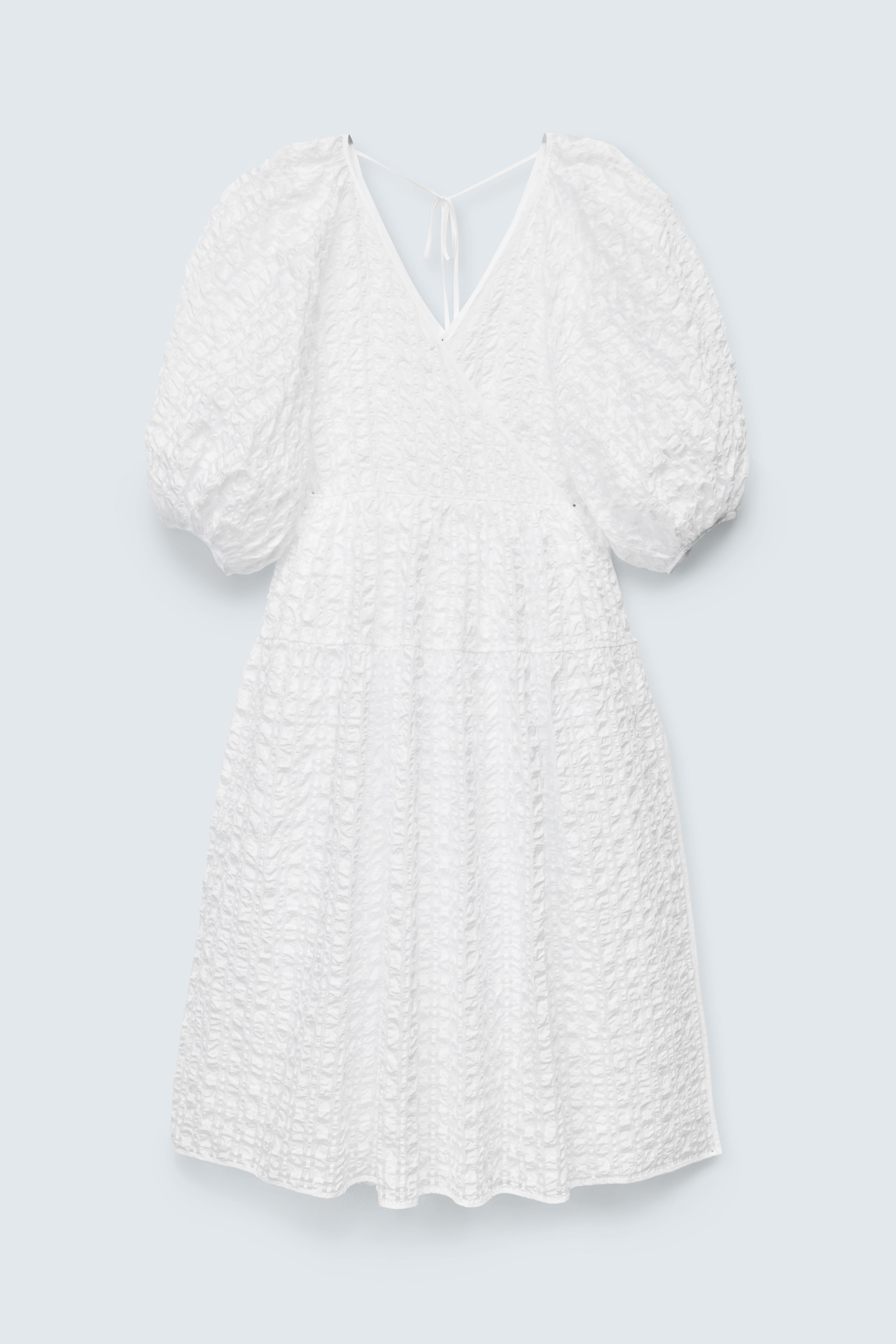 CBREGITZE | DRESS CHECK SEERSUCKER WHITE