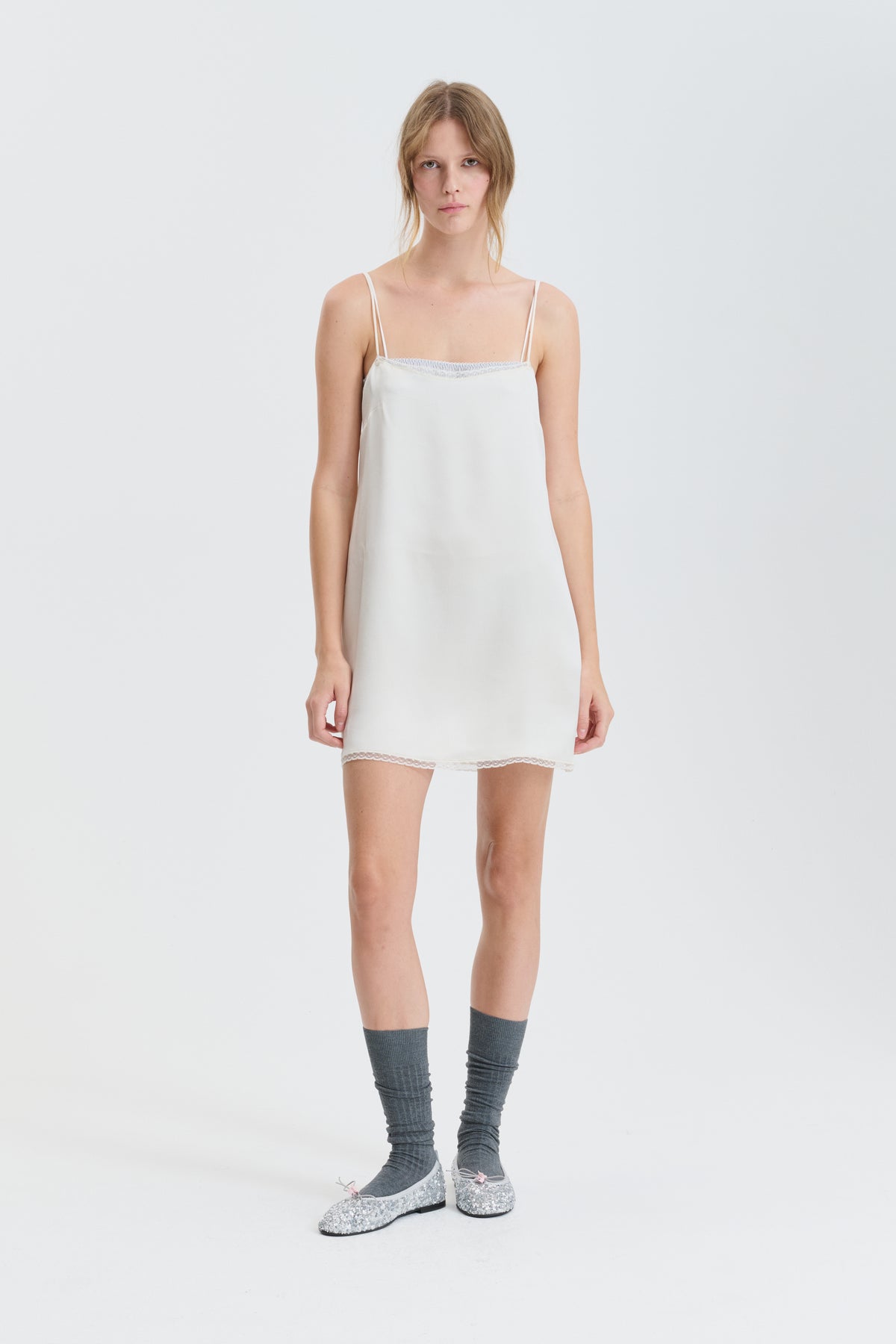 CBGUARA | DRESS DOUBLE FACE SILK ECRU