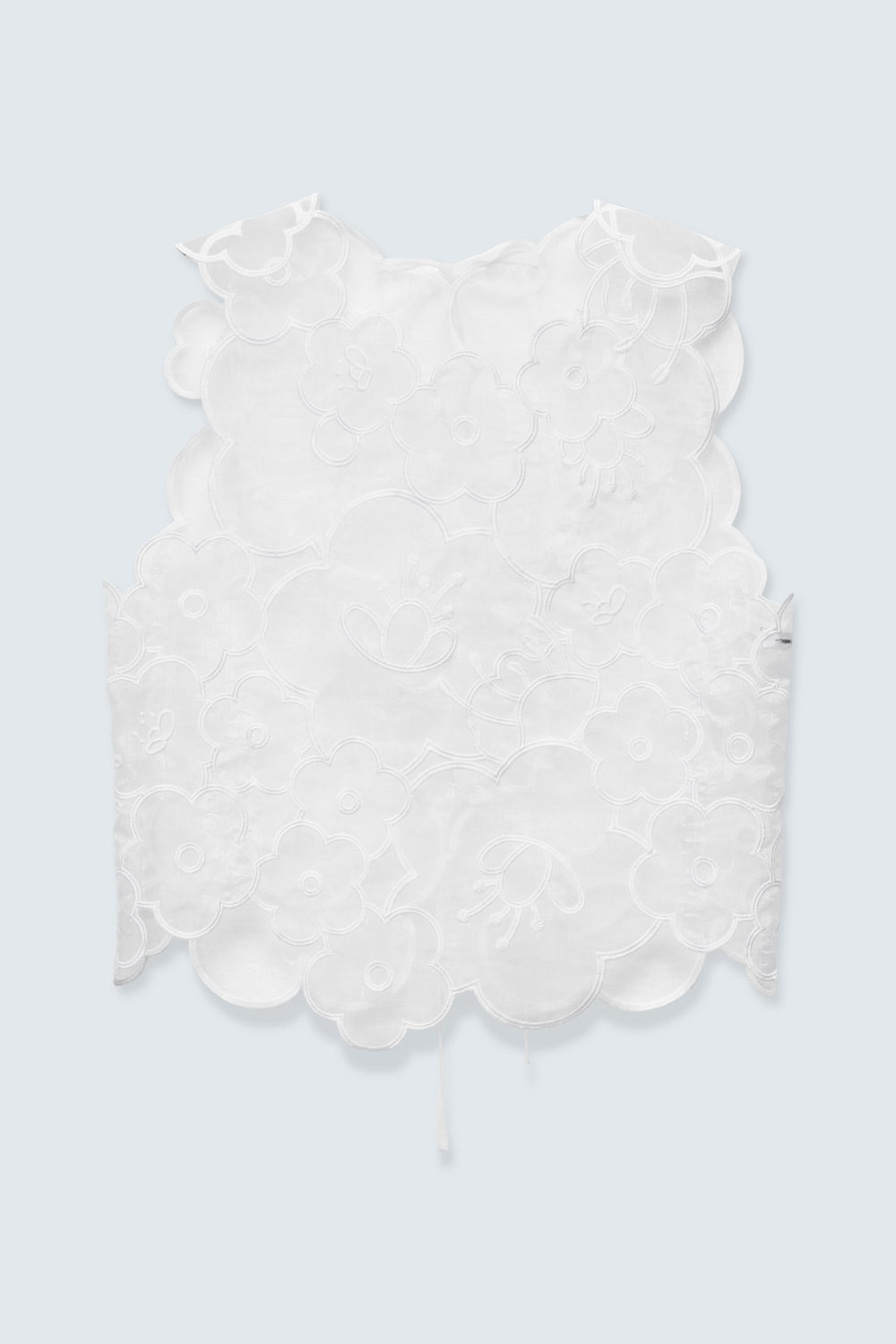 CBBLAKE | TOP EMBROIDERED MYRTIA WHITE