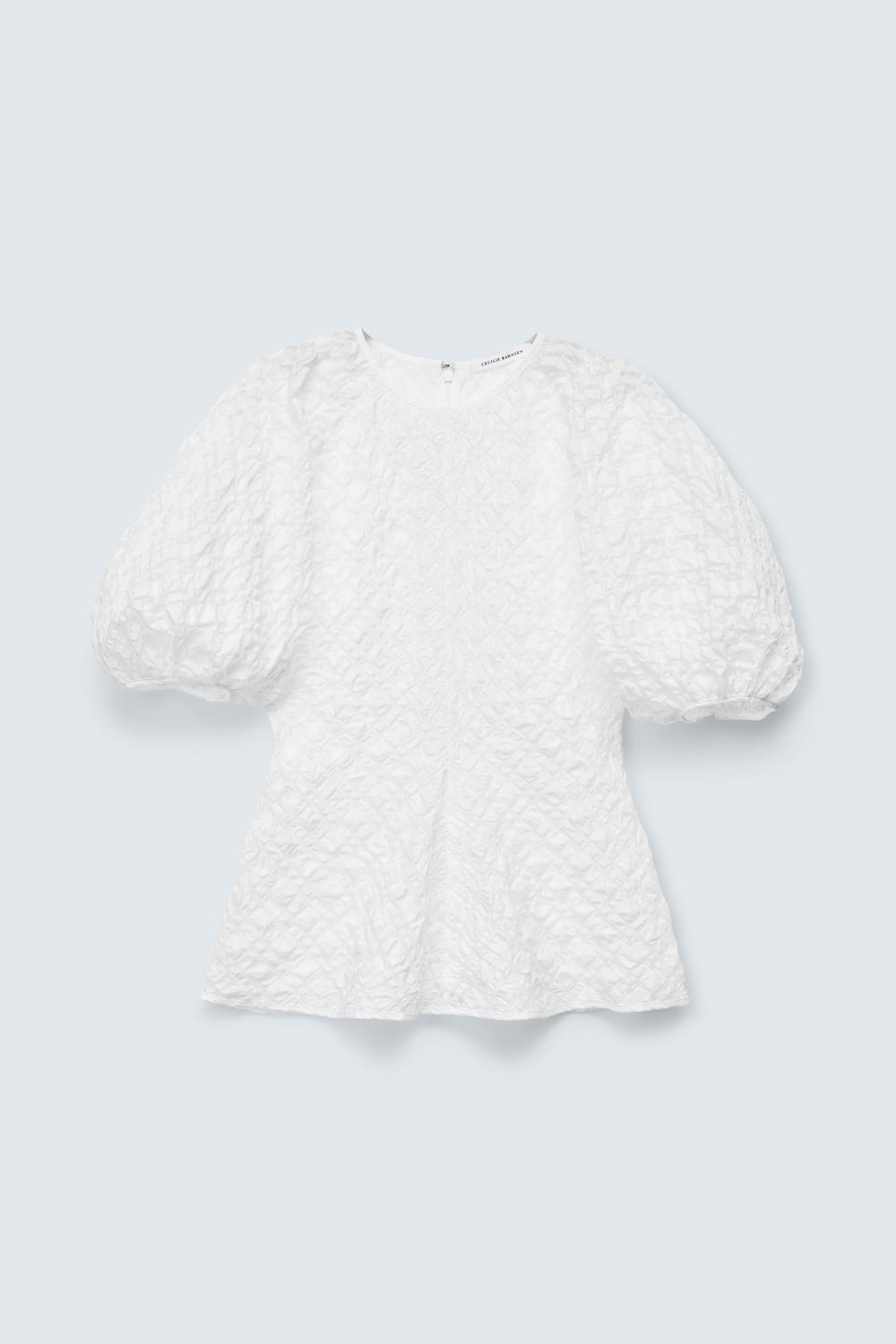 CBFINELLE | TOP CHECK SEERSUCKER WHITE