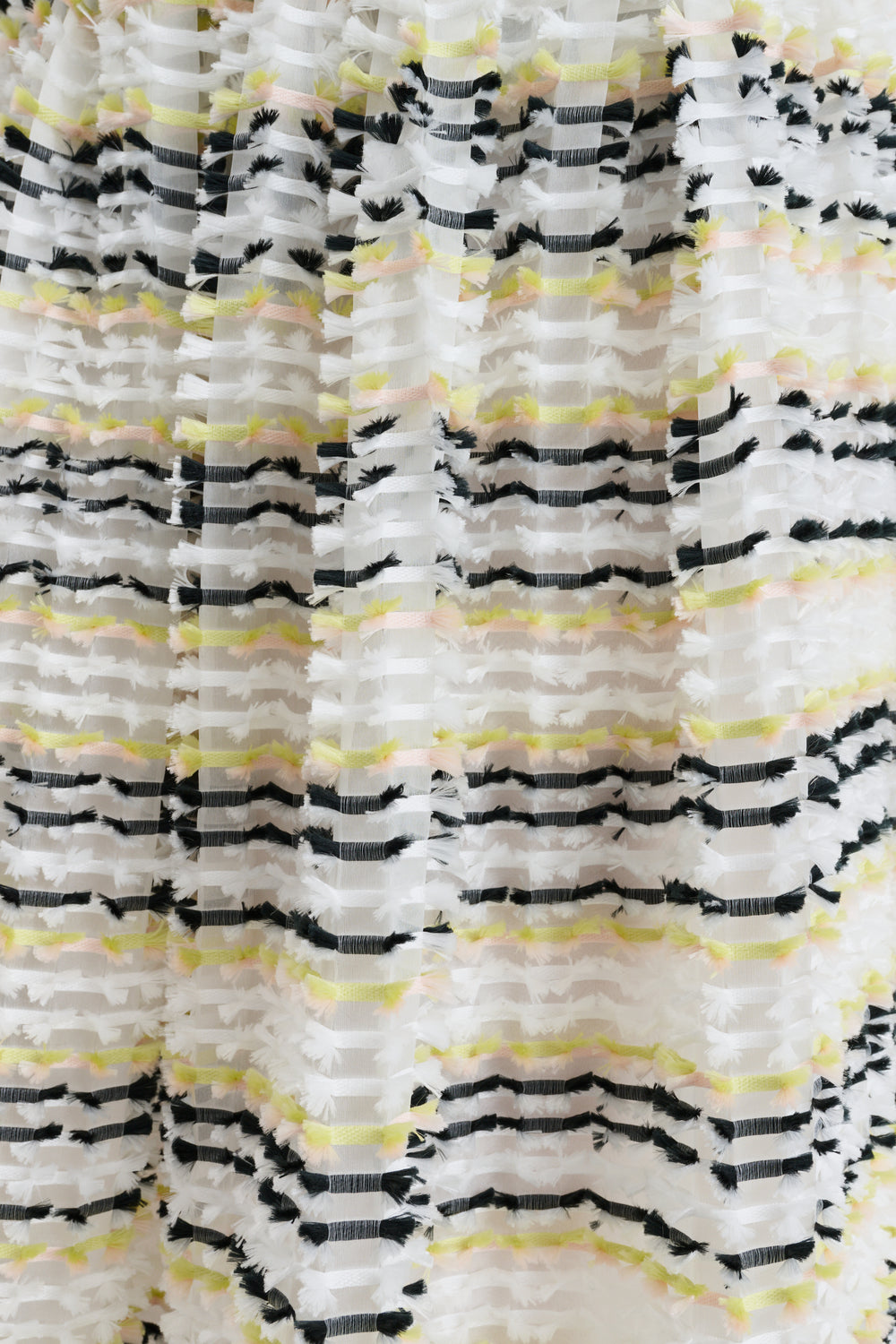 CBBALA | SKIRT STRIPED FIL-COUPÉ WHITE MULTI