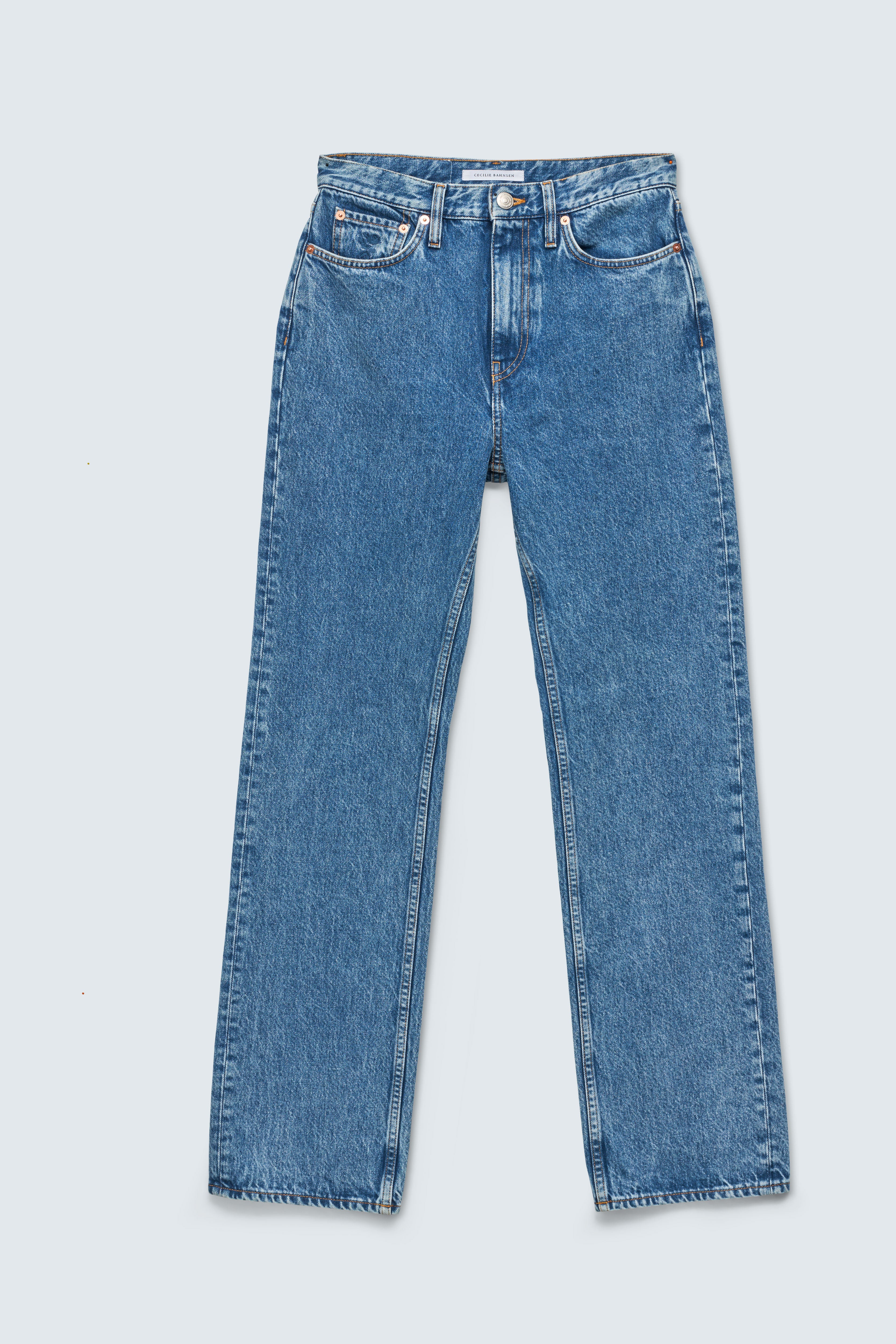 CBGEORGETTE | JEANS DENIM WASHED BLUE