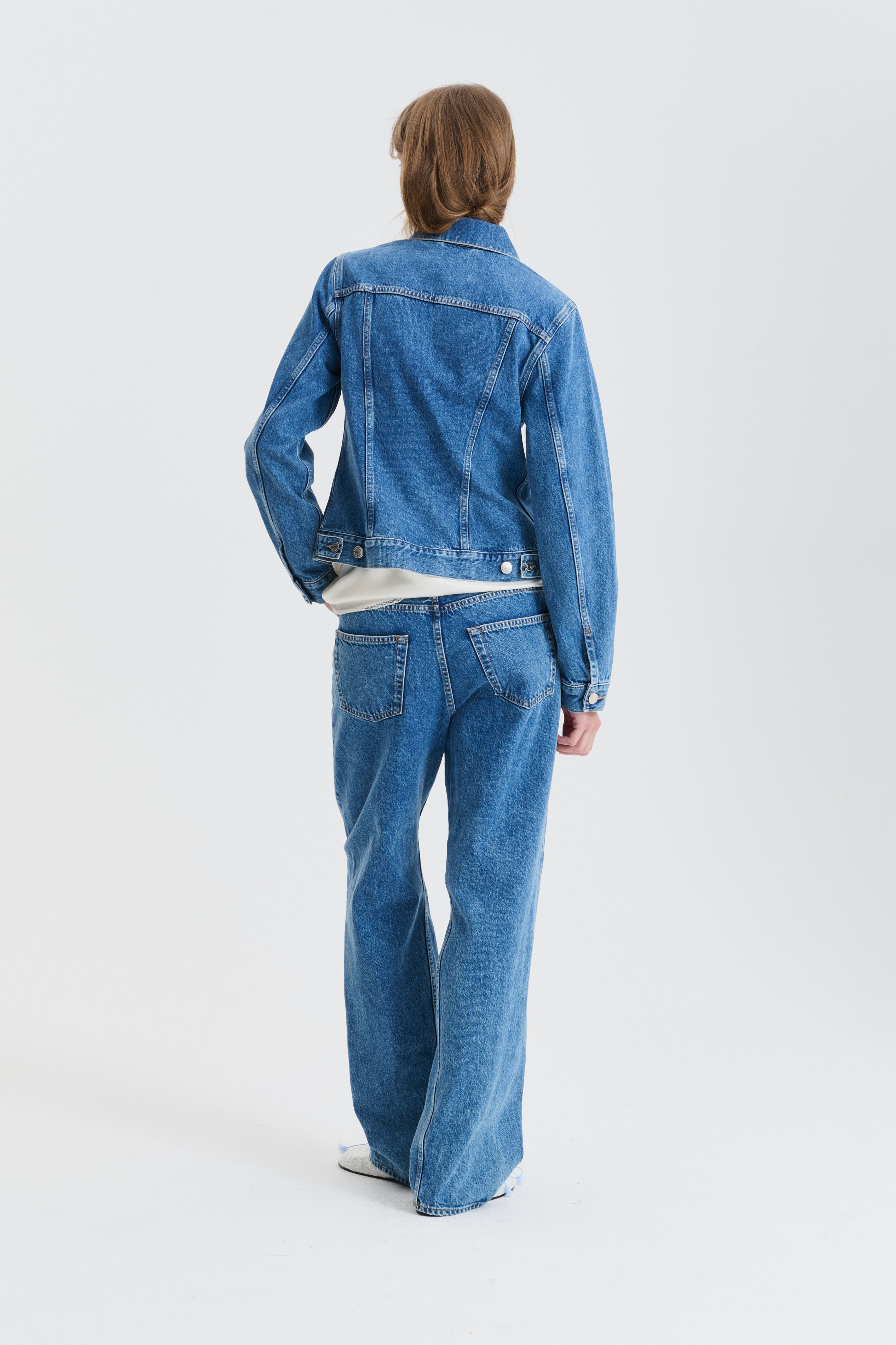 CBGENEVA | JEANS DENIM WASHED BLUE