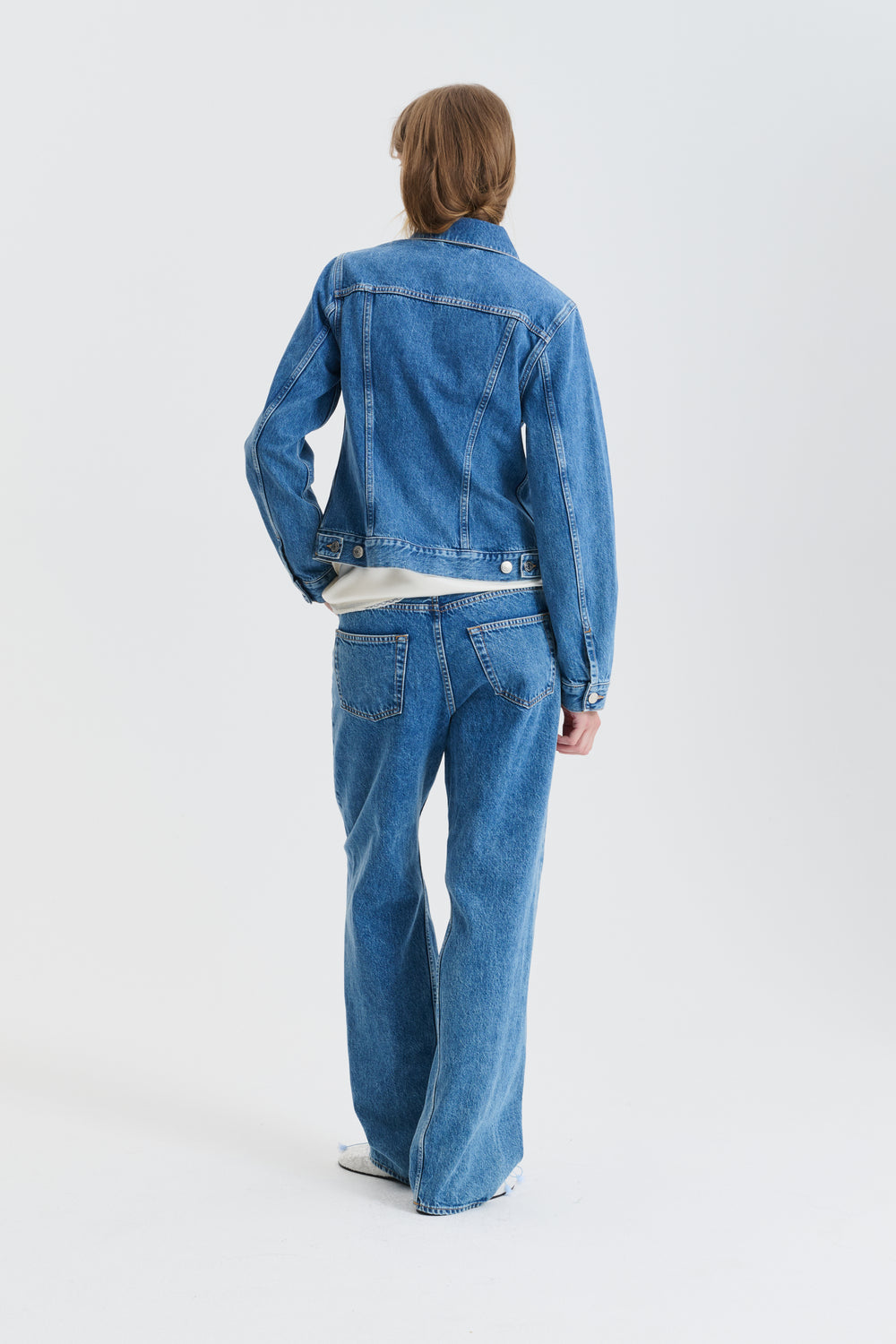 CBGENEVA | JEANS DENIM WASHED BLUE