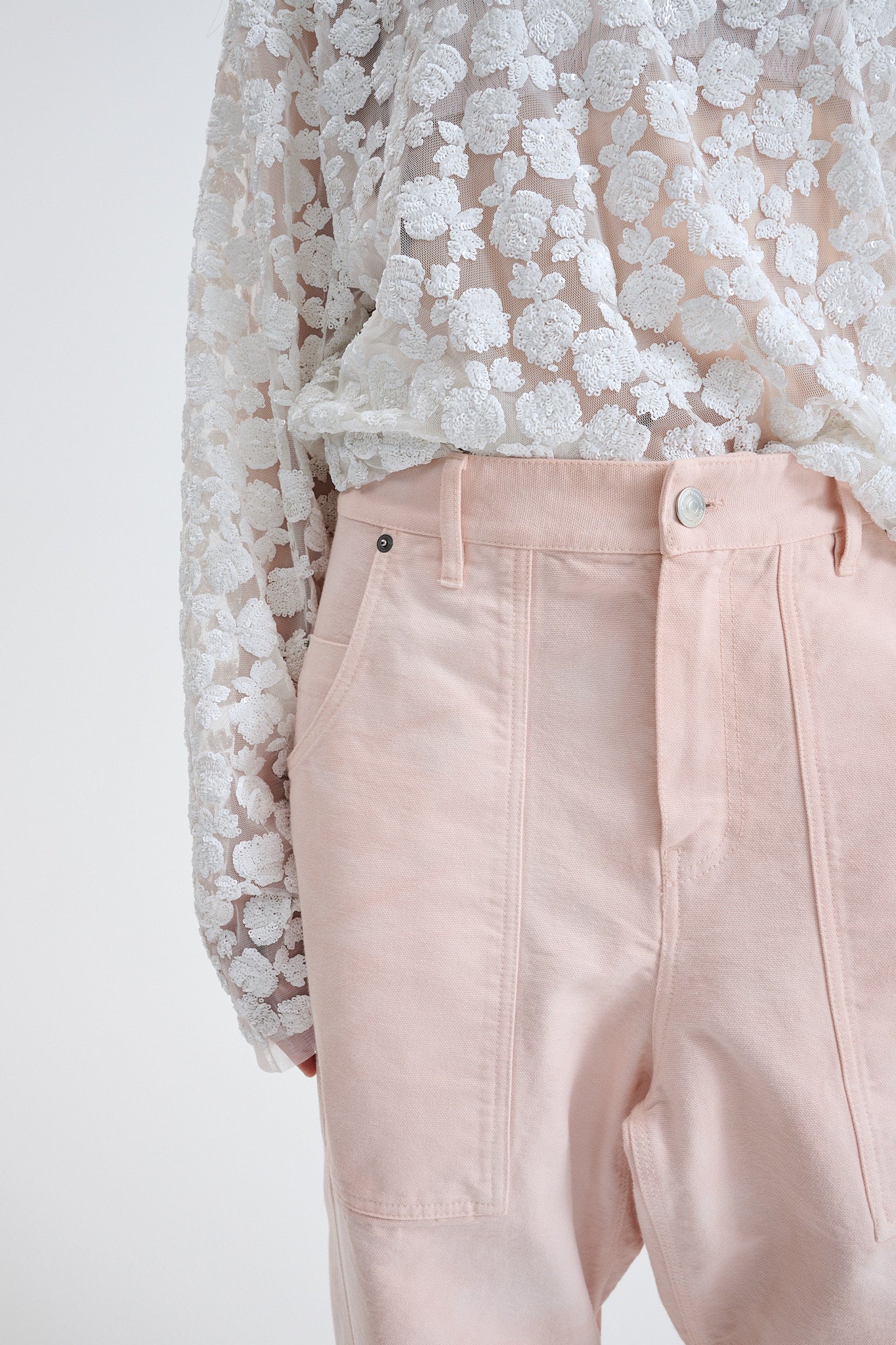 CBGABEL | TROUSERS CANVAS PINK