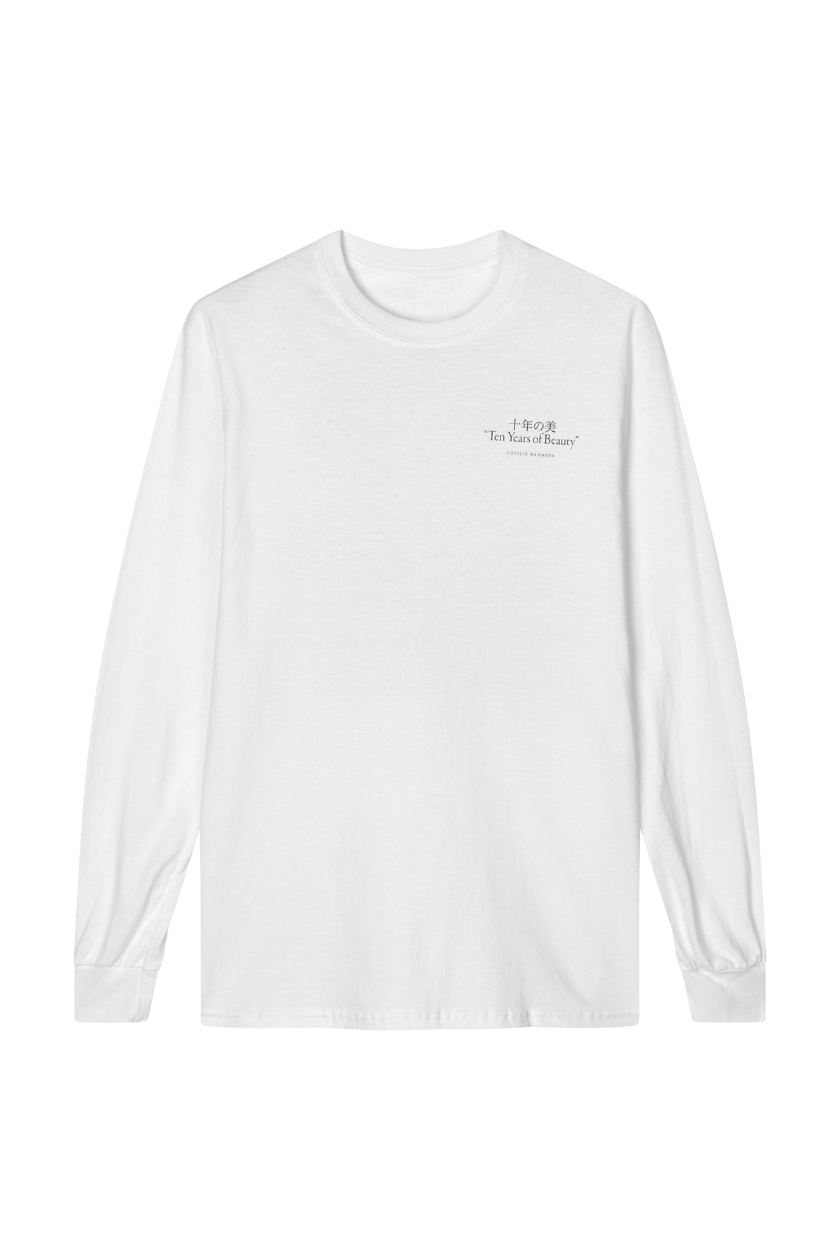 10 YEARS OF BEAUTY LIMITED EDITION LONG-SLEEVE | T-SHIRT WHITE
