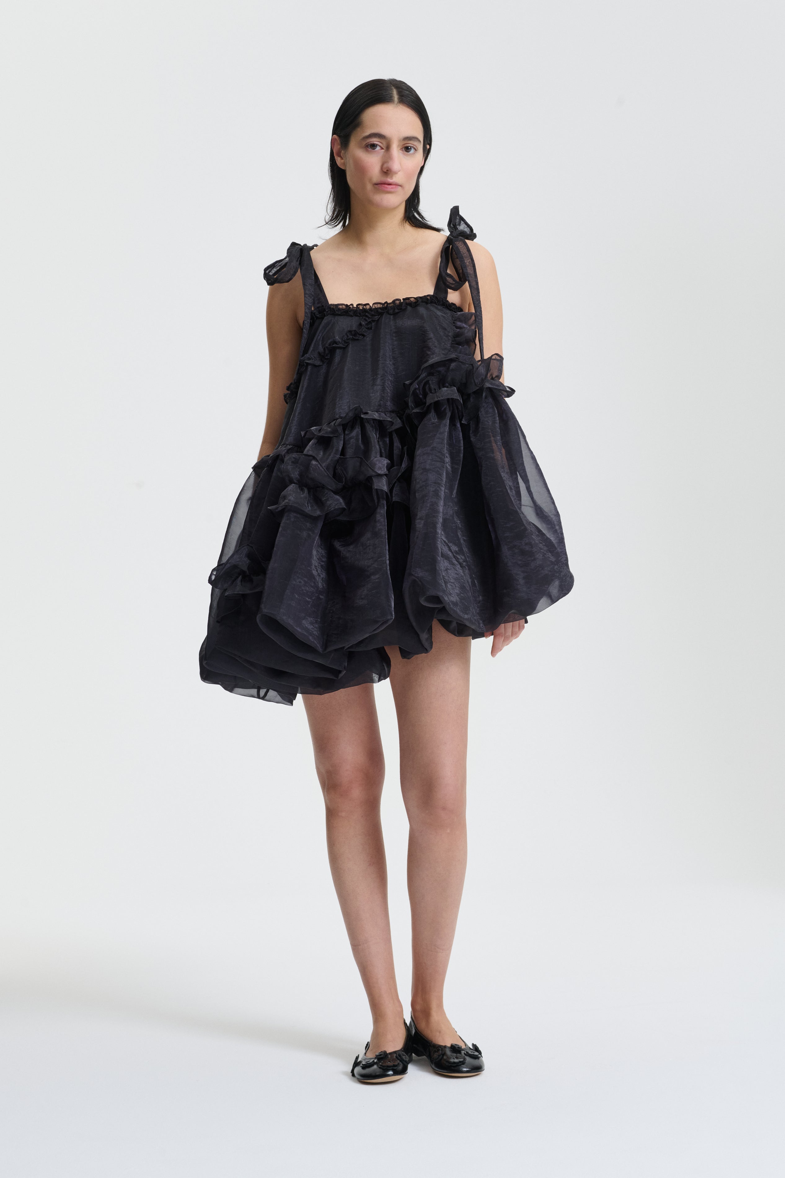 CRISTINA | DRESS LIQUID MYRTIA BLACK