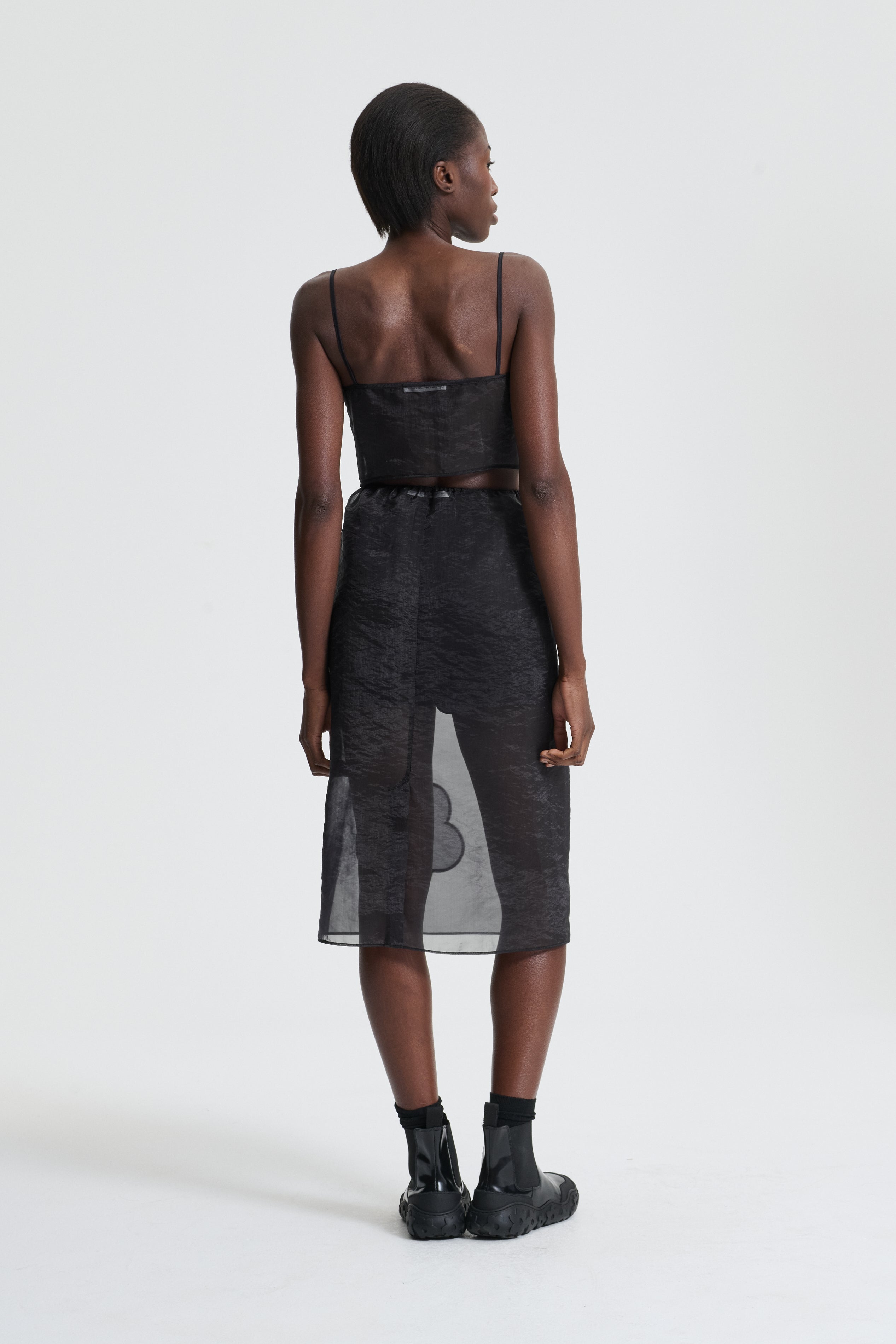 ANYA | BUSTIER LIQUID MYRTIA BLACK