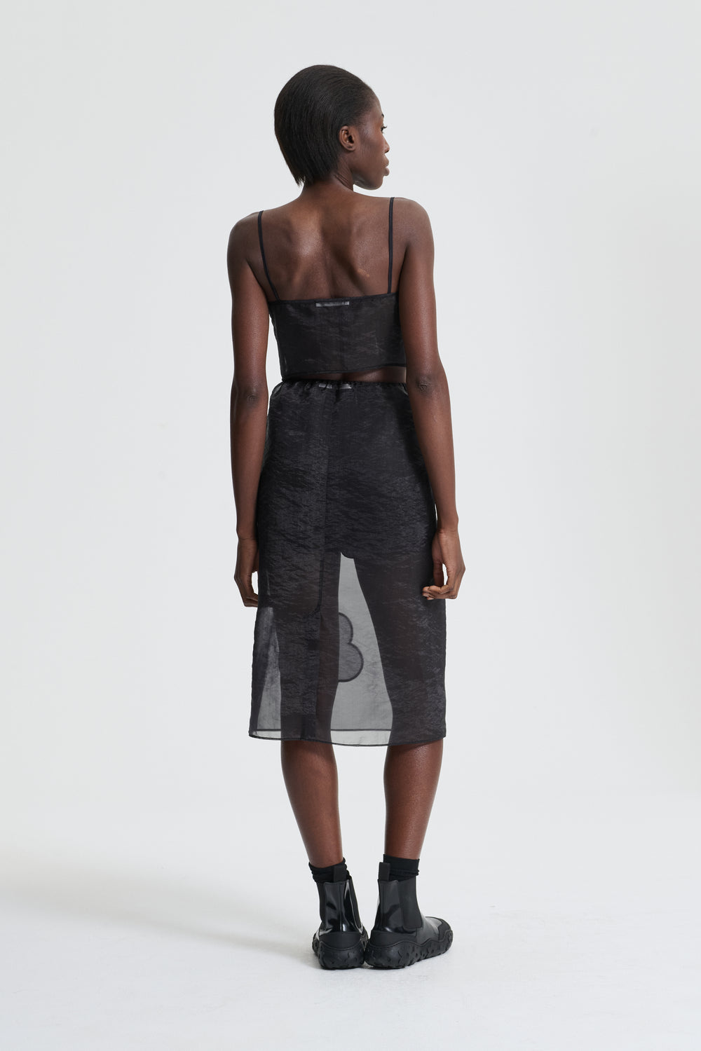 ANYA | BUSTIER LIQUID MYRTIA BLACK