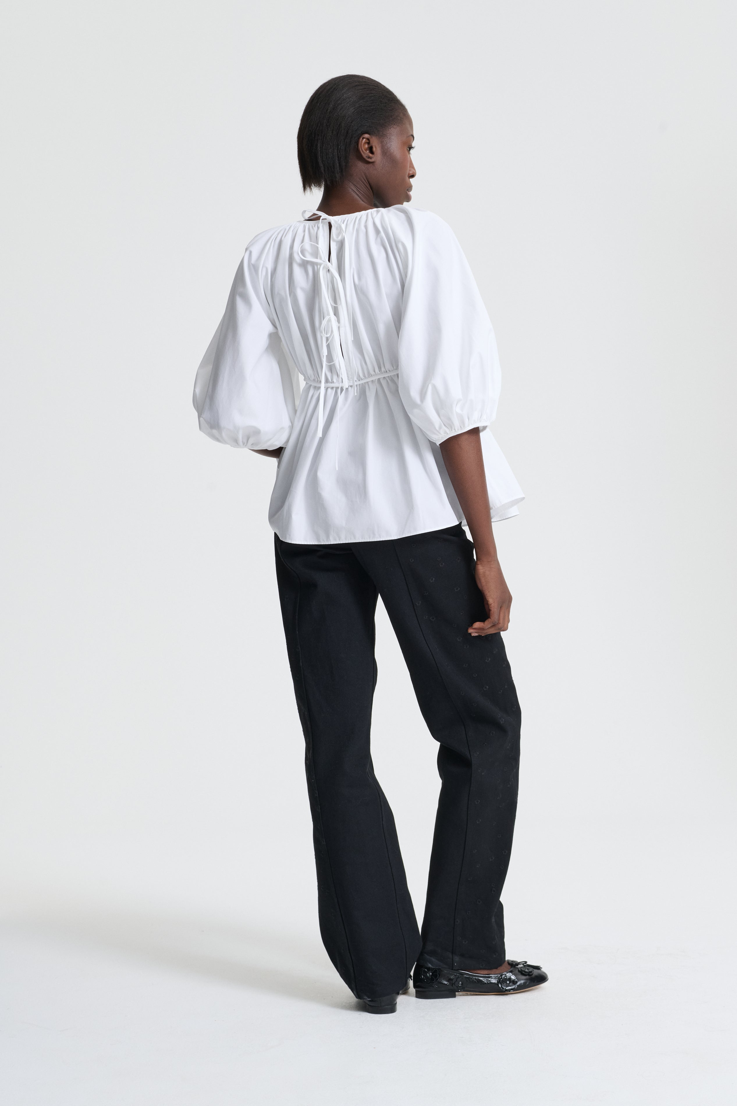AMO | TOP COTTON WHITE