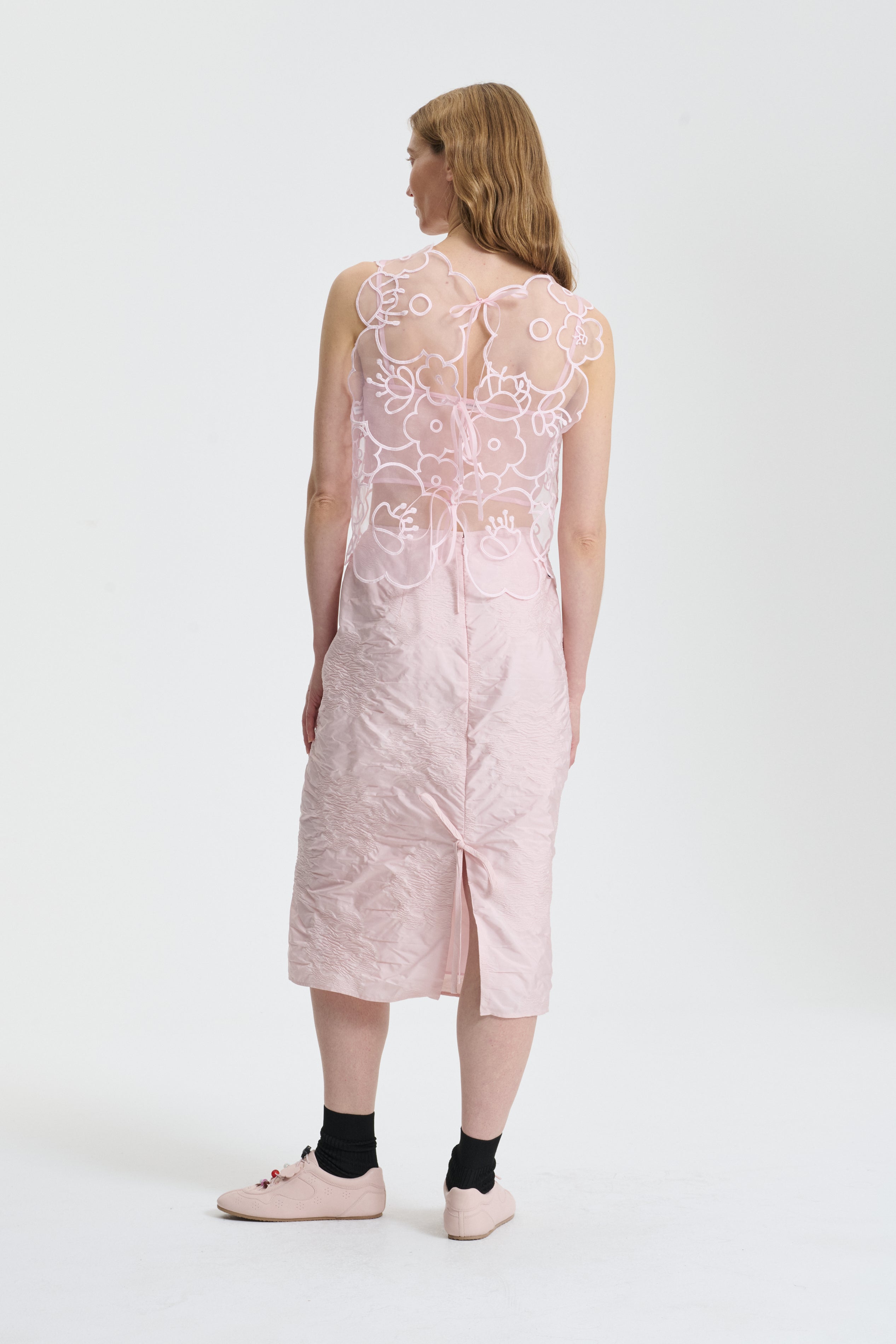 ALLEGRA | SKIRT BORUS JACQUARD BLUSH PINK