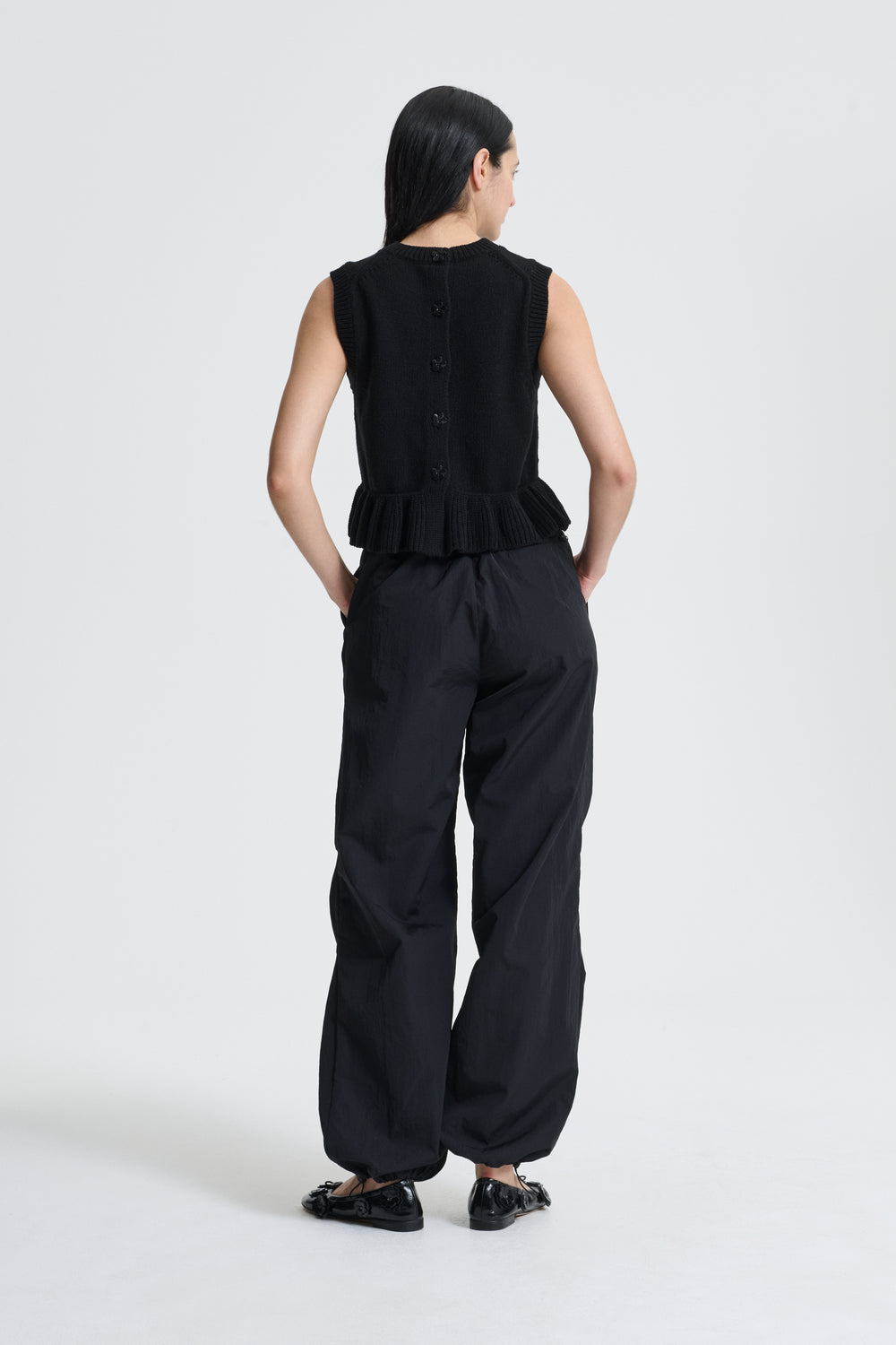 BROOKS | JOGGERS RECYCLED TAFFETA BLACK