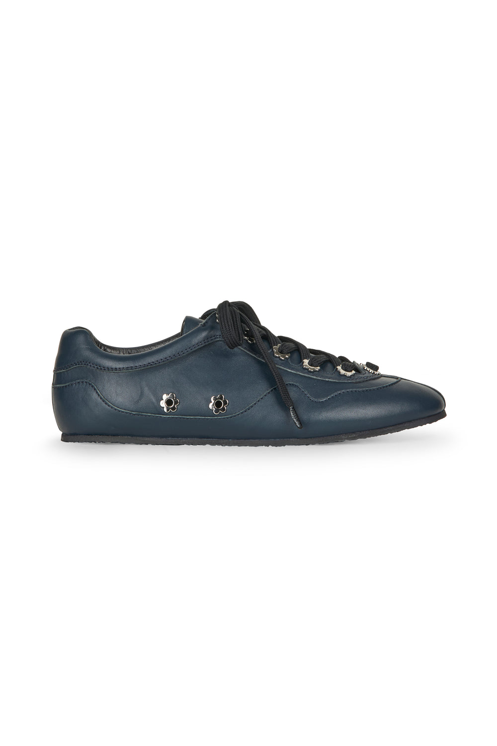 CBBLAISE | STUD SNEAKERS LEATHER BLACK
