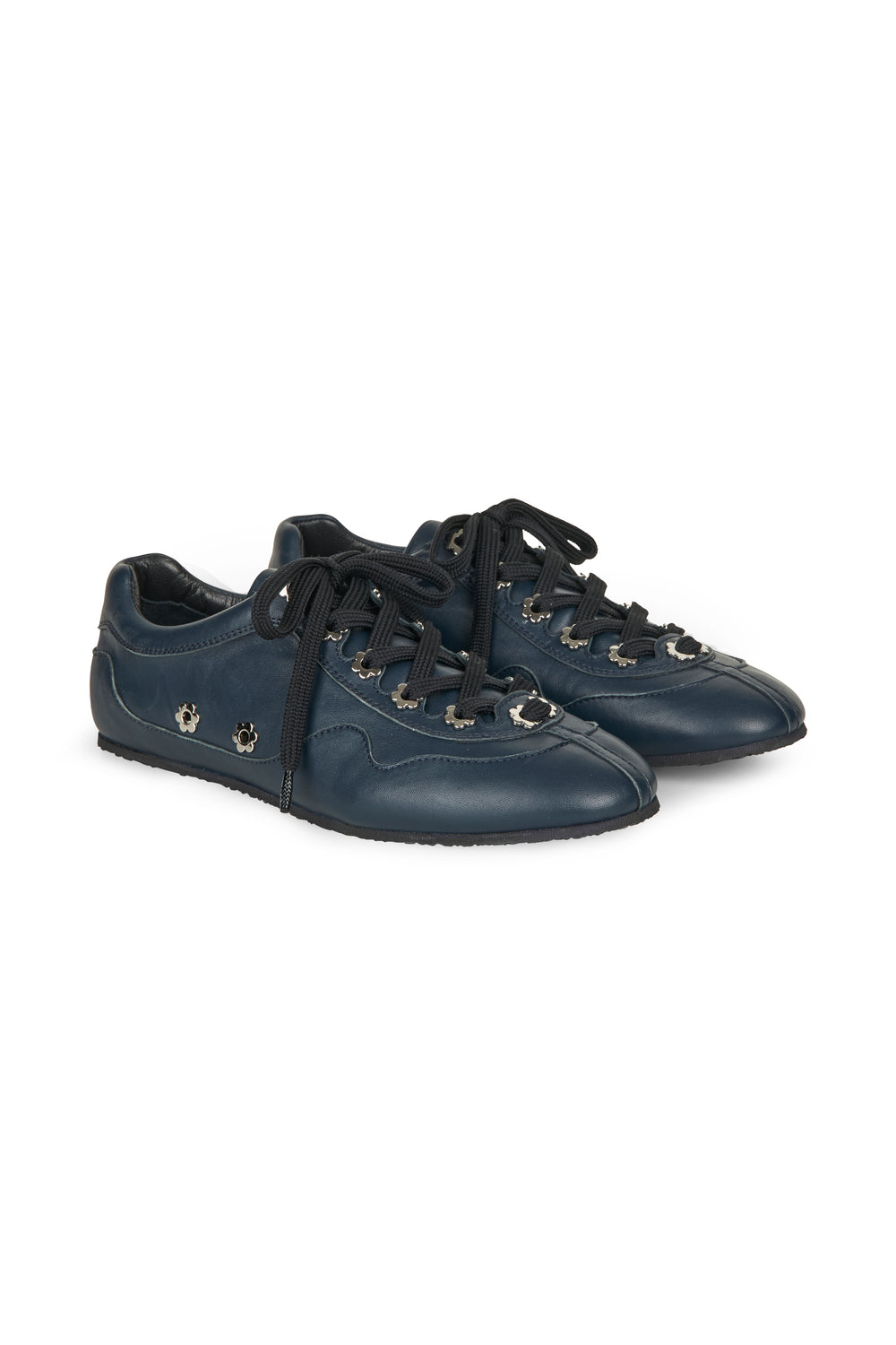 CBBLAISE | STUD SNEAKERS LEATHER BLACK
