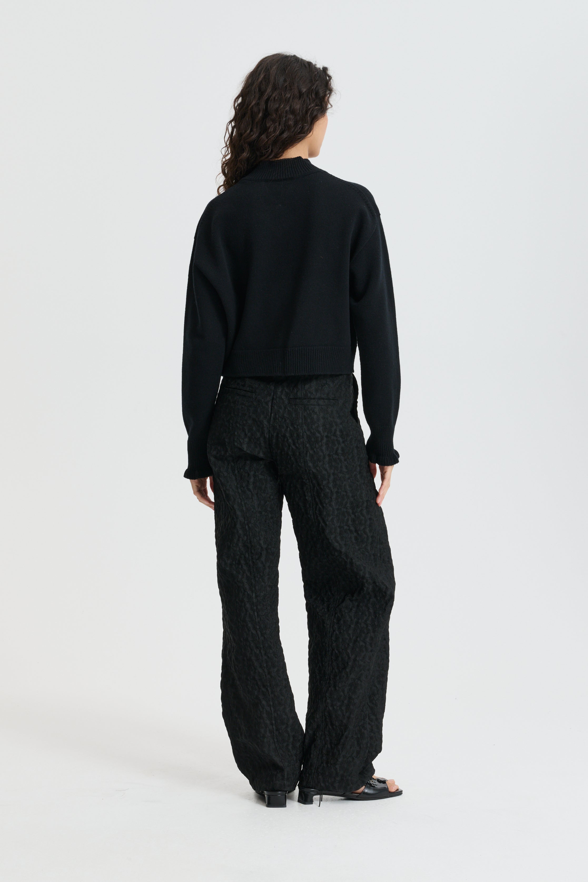 CBDRUSILLA | JUMPER MERINO WOOL BLACK