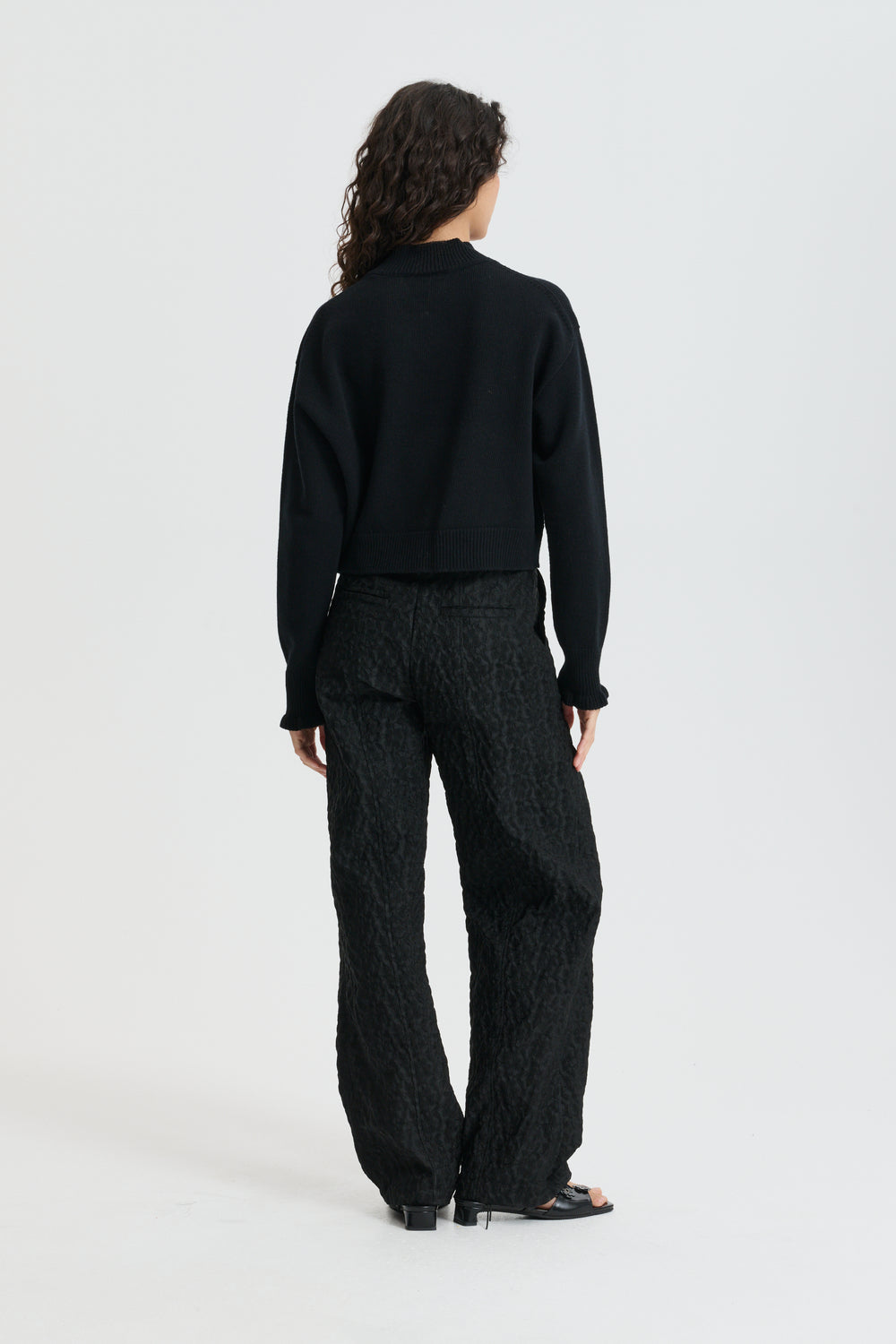 CBDRUSILLA | JUMPER MERINO WOOL BLACK