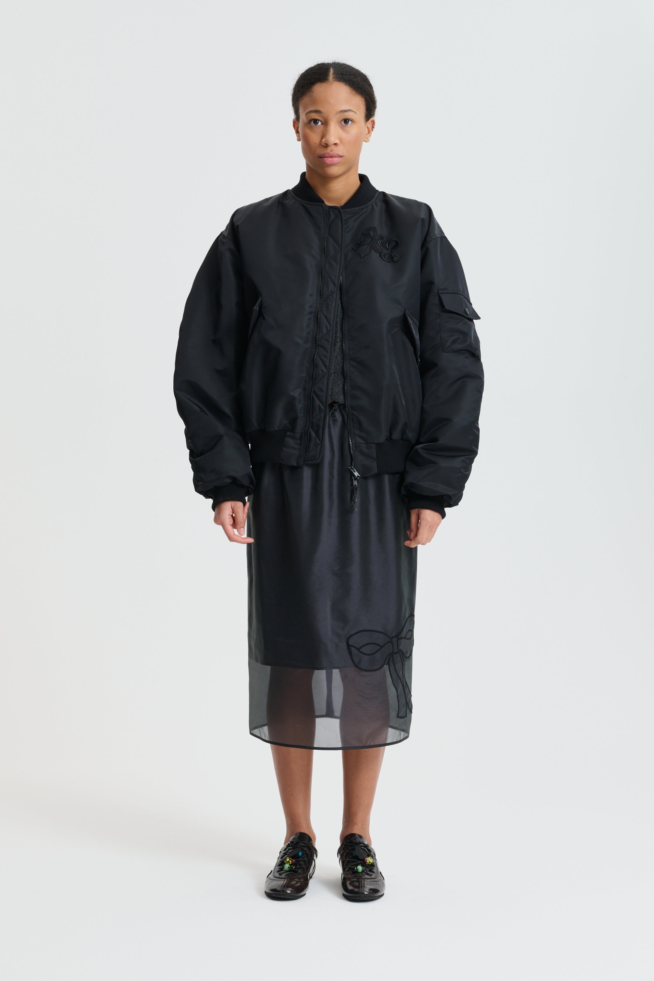 CBFEILAN | BOMBER TECHNICAL NYLON BLACK
