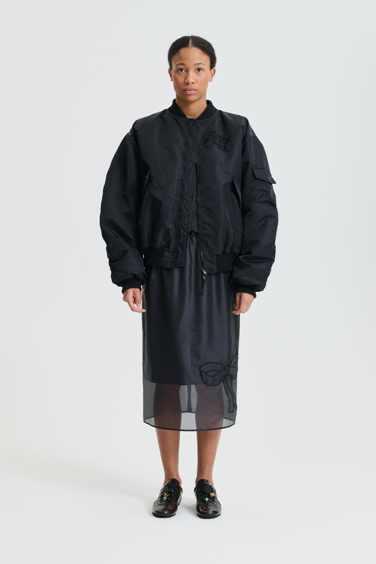 CBFEILAN | BOMBER TECHNICAL NYLON BLACK