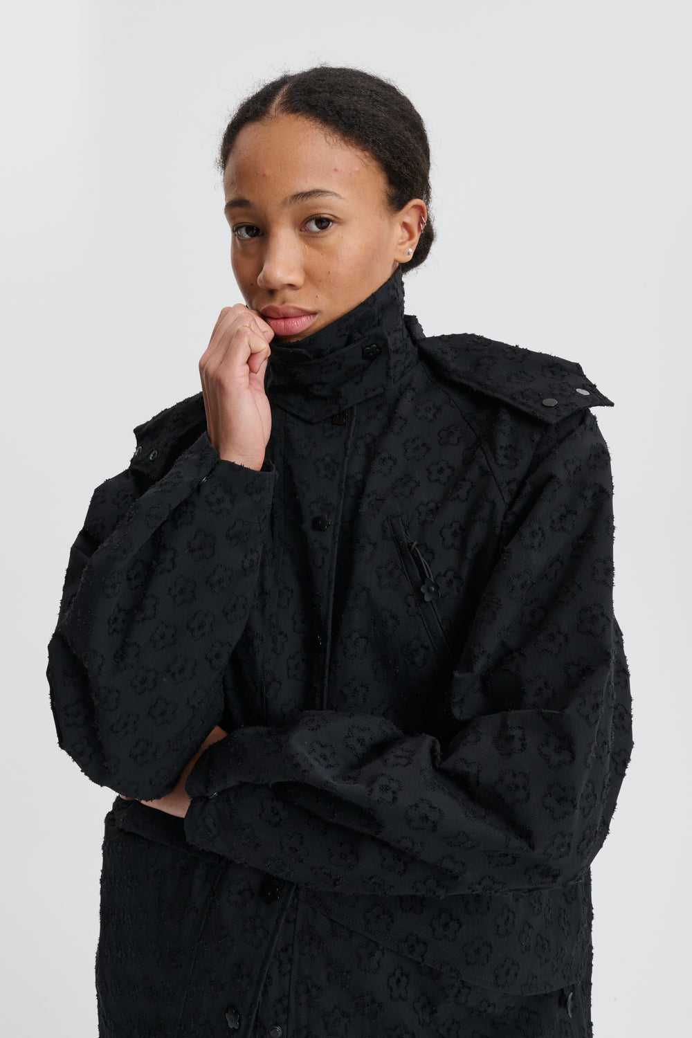CBFINN | JACKET WINDFLOWER TECH BLACK