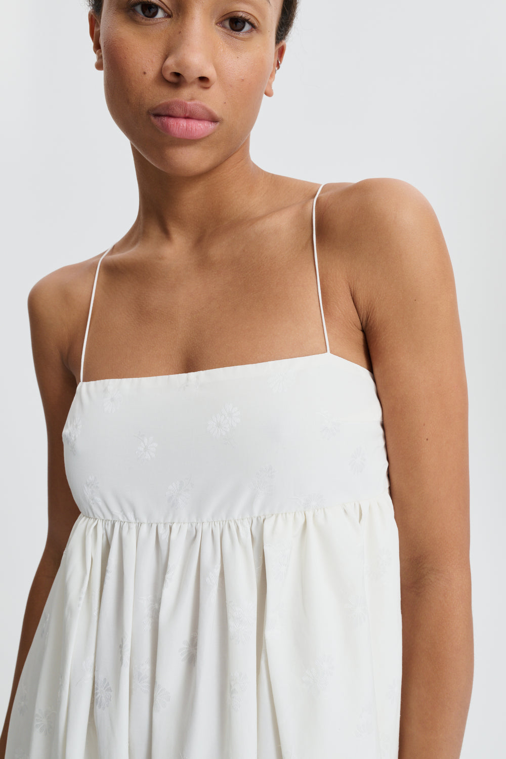 CBVILMA | DRESS DITSY BELLIS WHITE