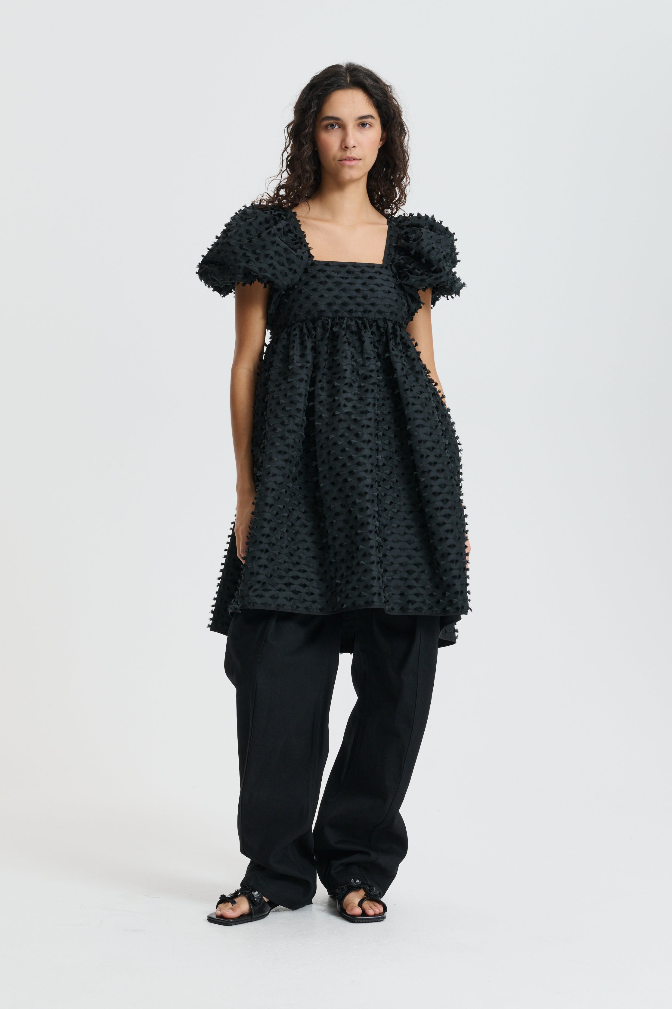 CBTILDE | DRESS FIAMMA FIL-COUPÉ BLACK