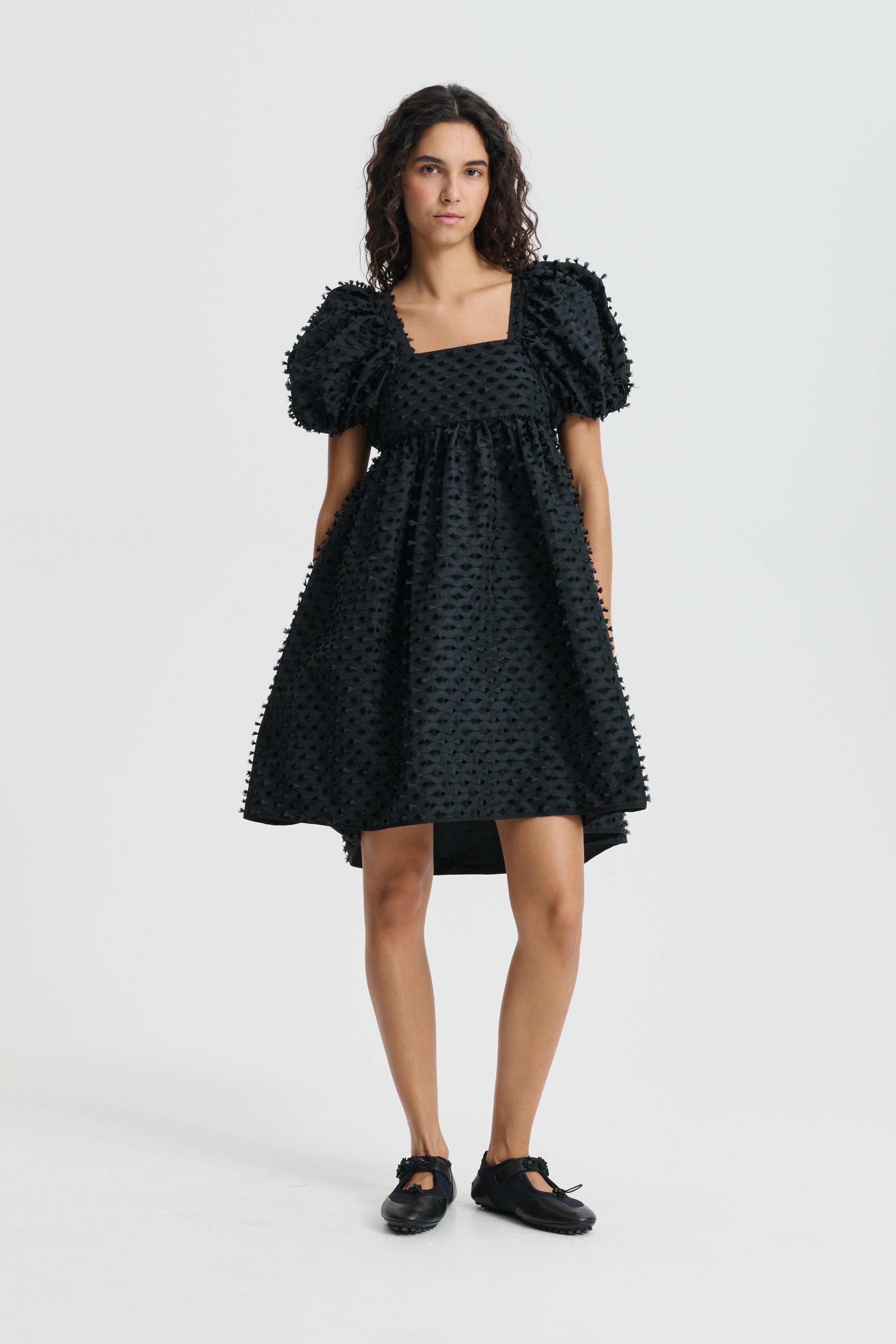 CBTILDE | DRESS FIAMMA FIL-COUPÉ BLACK