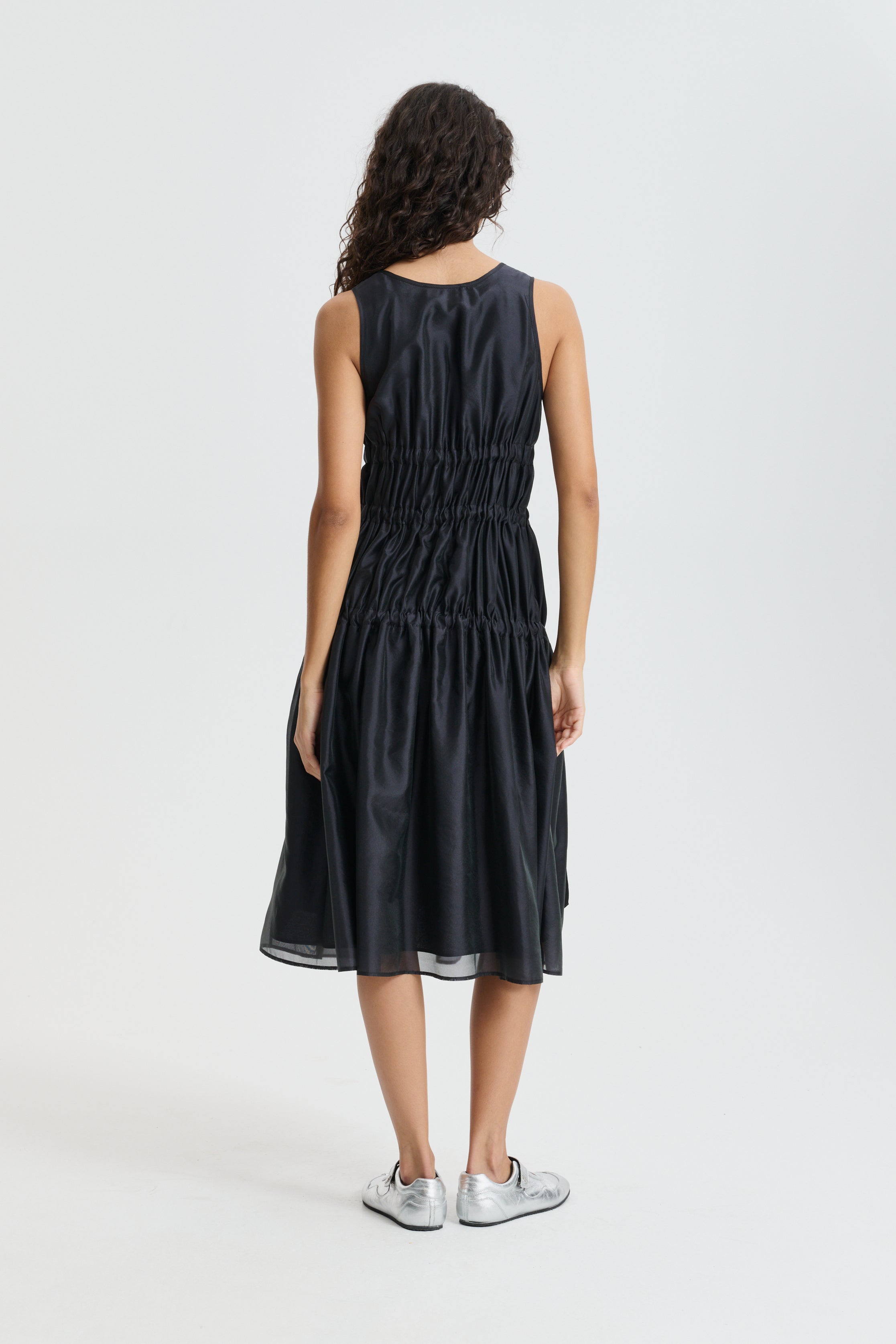 CBFARA | DRESS HYBRID ORGANZA BLACK