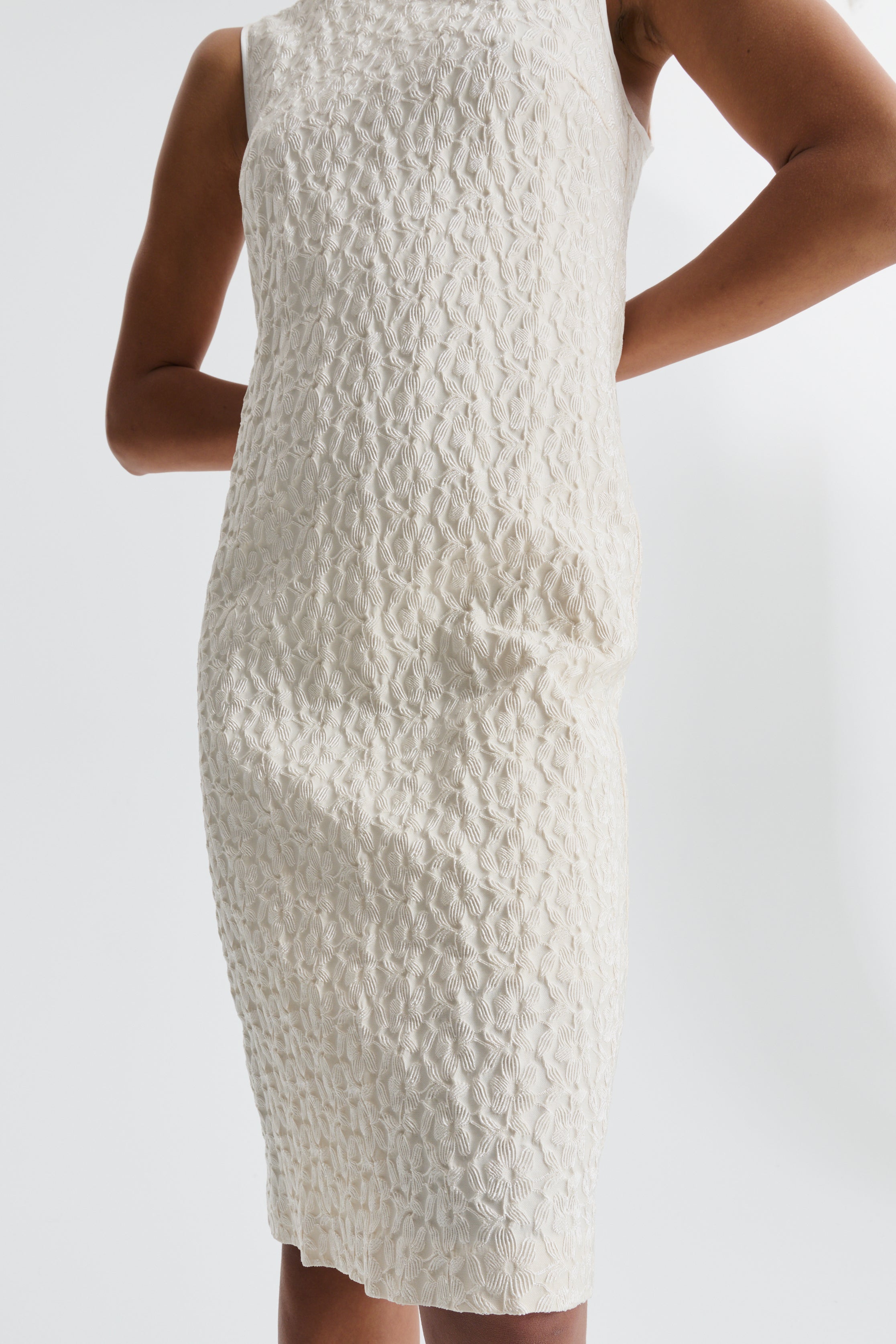 CBDEVIN | DRESS BEGONIA JACQUARD VINTAGE IVORY BRIDAL