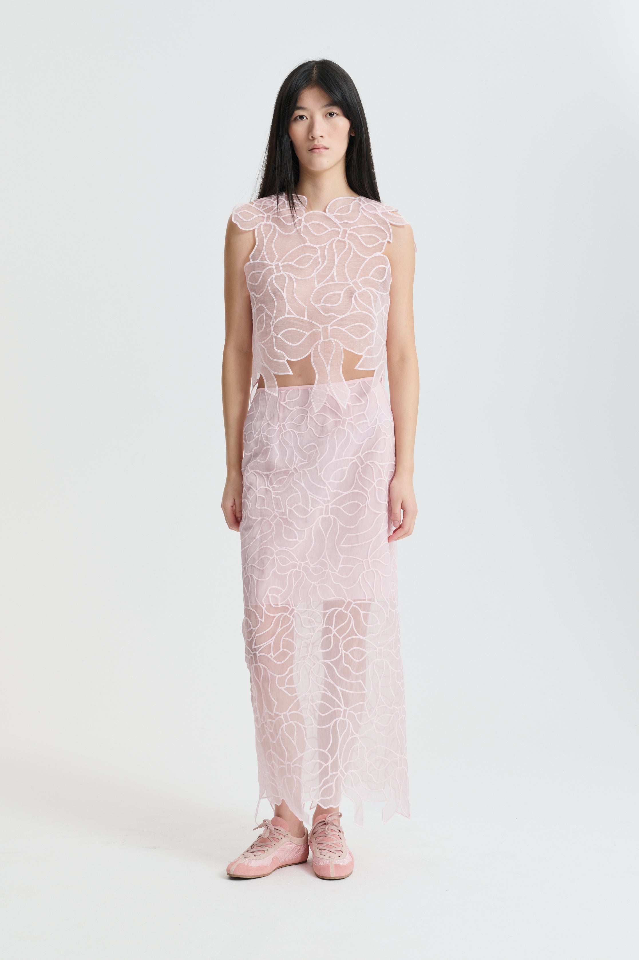 CBAYA | TOP BOW EMBROIDERY BLUSH PINK