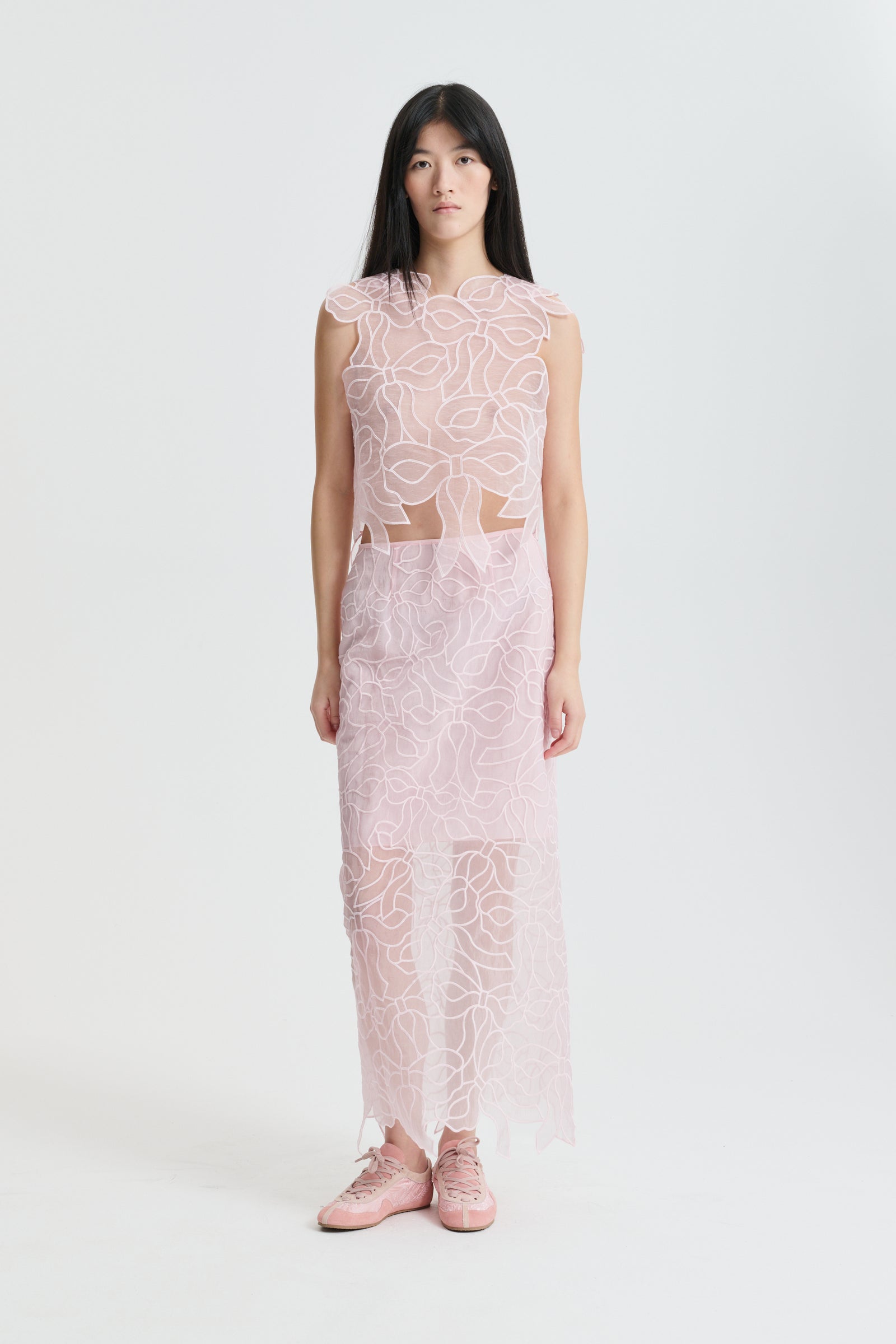 CBAYA | TOP BOW EMBROIDERY BLUSH PINK
