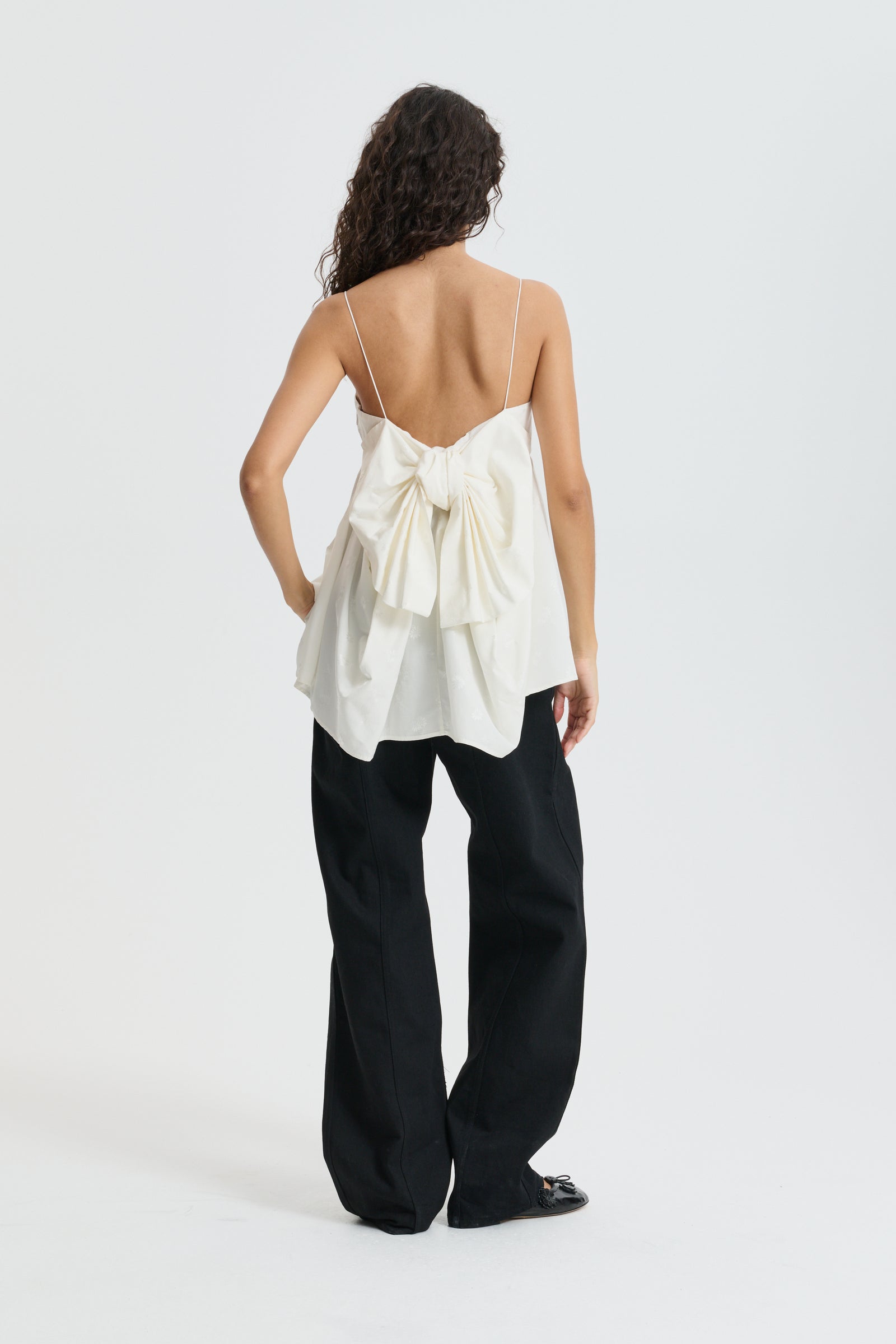 CBVERONICA | TOP DITSY BELLIS WHITE